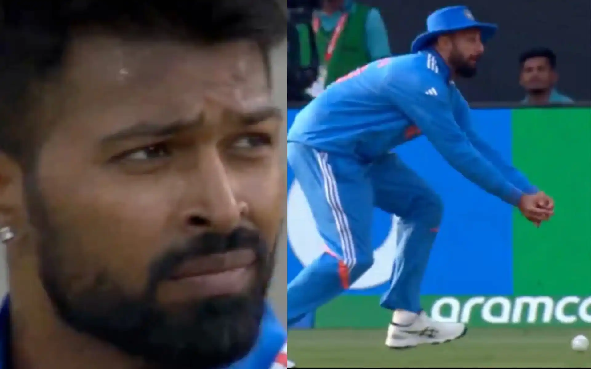 Hardik Pandya frustrated after Varun Chakaravarthy's blunder (Source:@kuchnahi1269083/X.com)