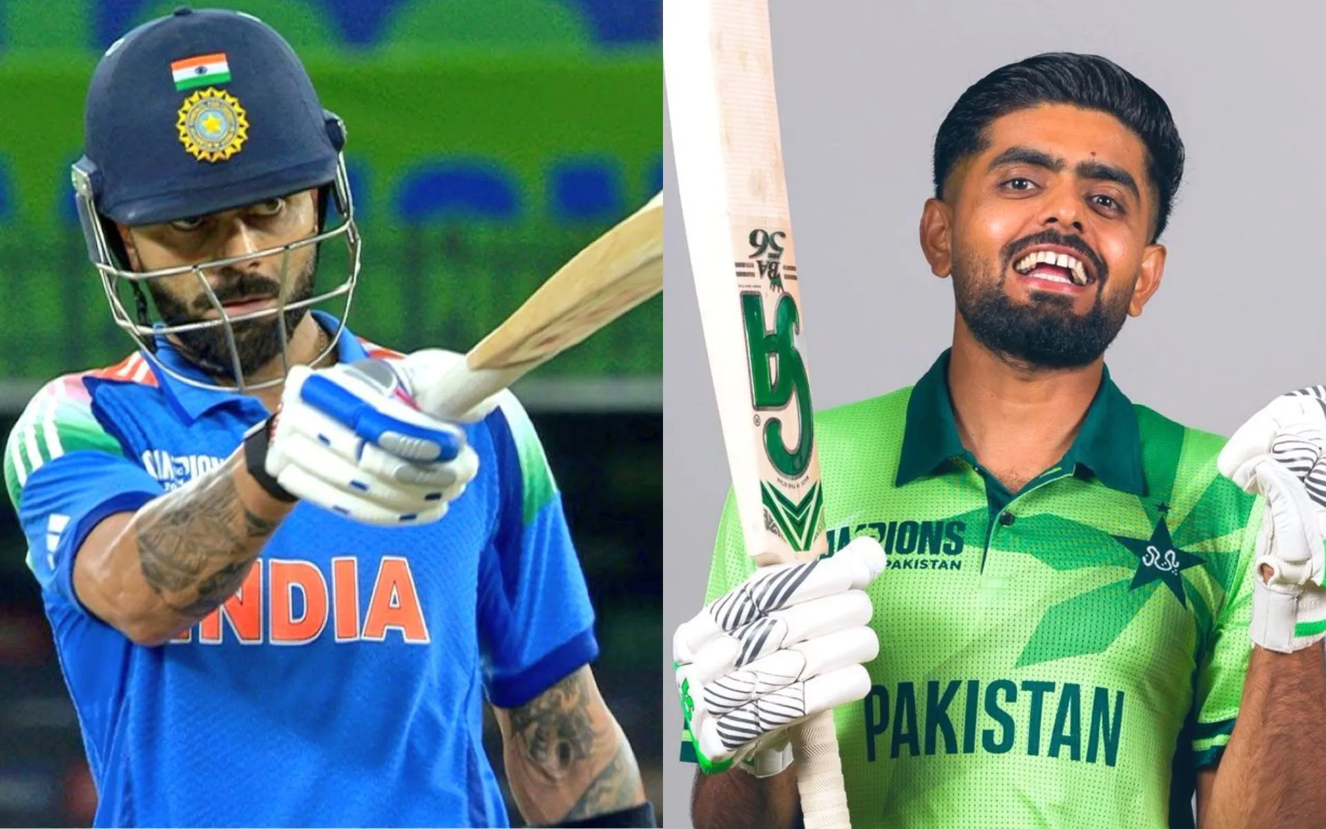 Virat Kohli & Babar Azam [Source: @Iam_Mian, @Saad_dogar77/x.com]