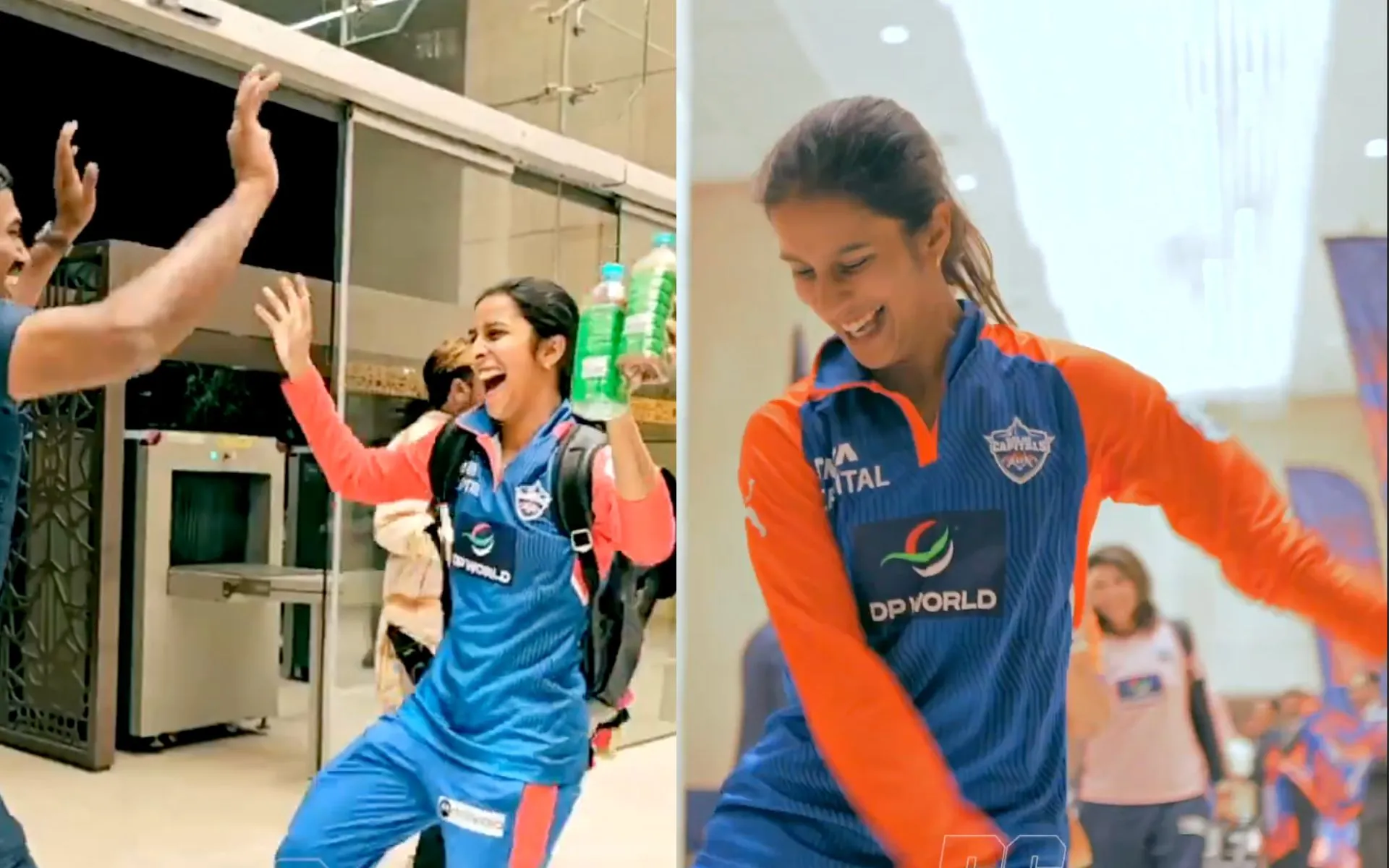 Jemi's bhangra dance [Source: @DelhiCapitals/X.com]
