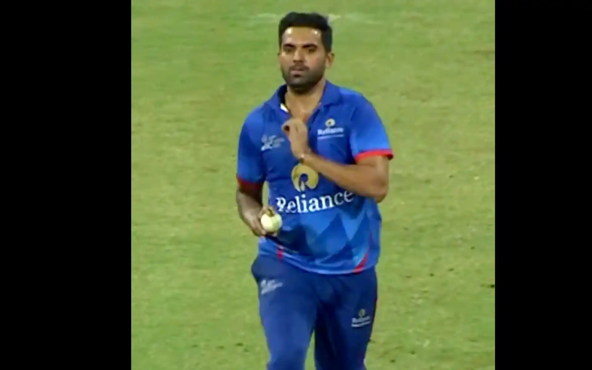 Deepak Chahar takes DY Patil by storm with five-wicket-haul [Source: @mipaltan/X.com]