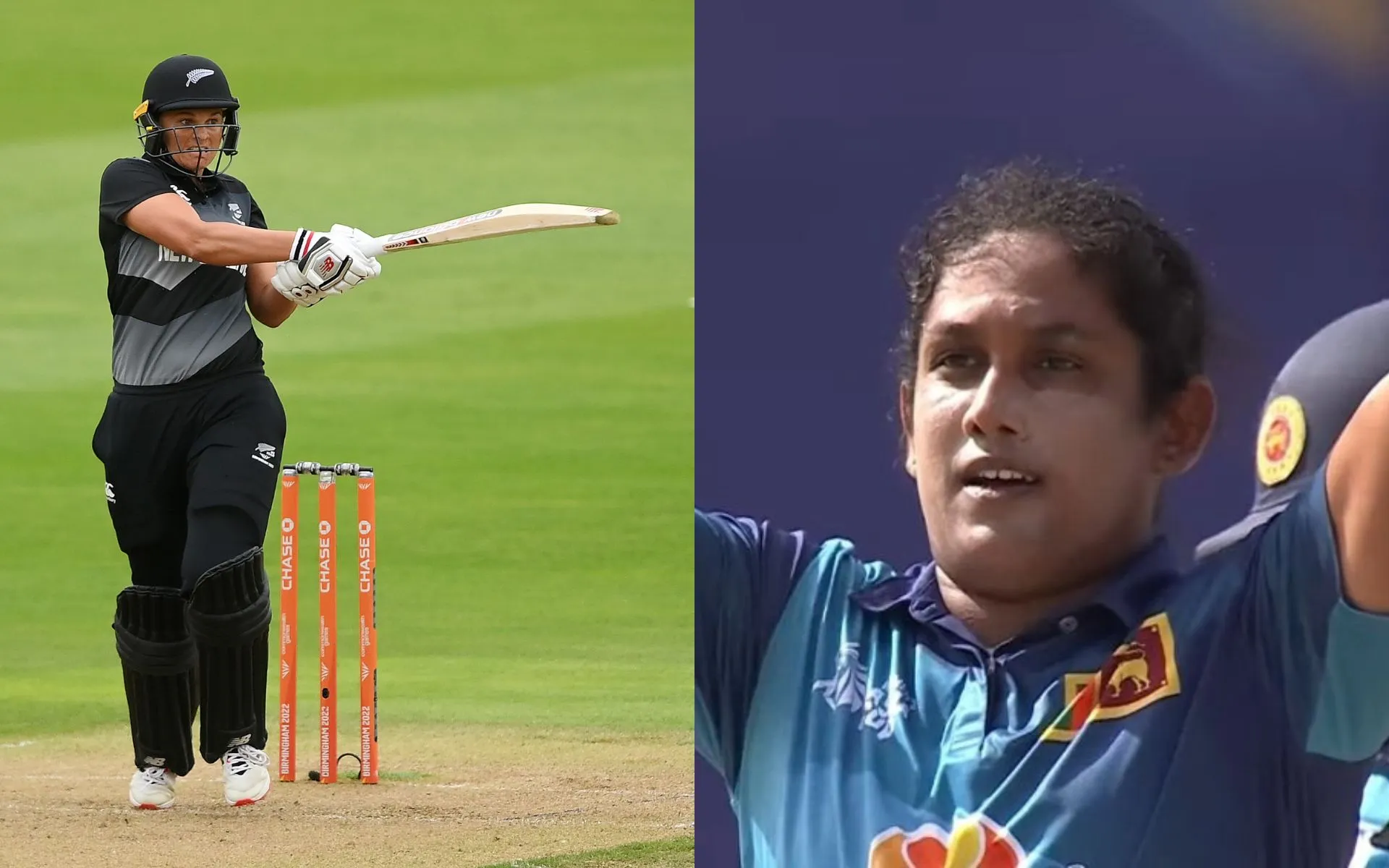 Suzie Bates And Chamari Athapaththu (Source: @ICC/x.com, @CricCrazyJohns/x.com)