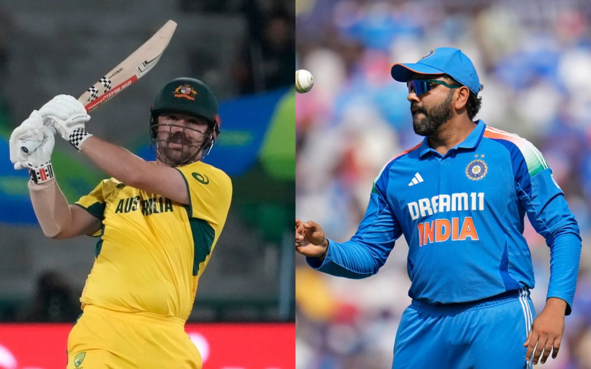 Travis Head and Rohit Sharma [Source: AP Photos]