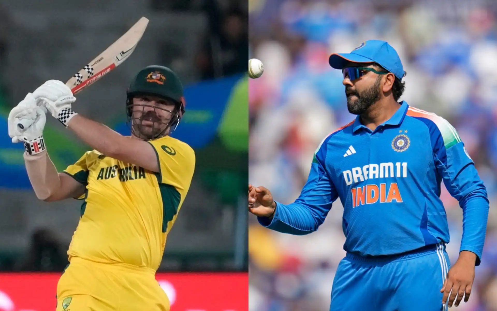 Travis Head and Rohit Sharma [Source: AP Photos]