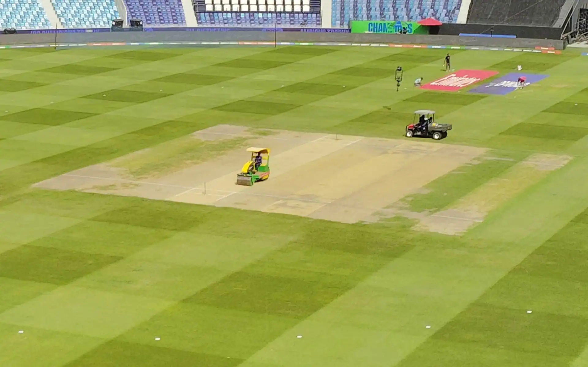 Batting Friendly Or Bowlers' Paradise? Dubai Pitch's Latest Image Keeps Fans Guessing