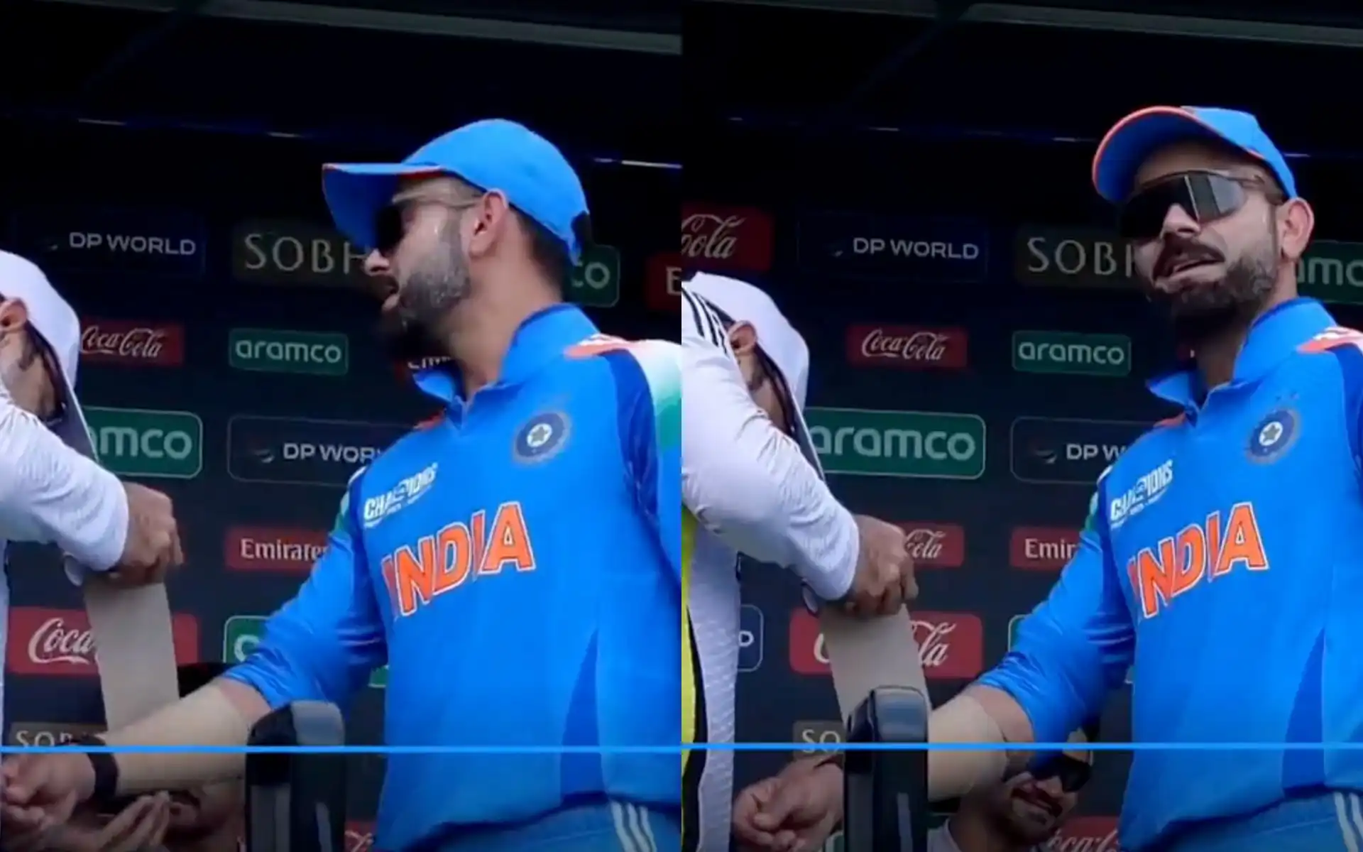 Is Virat Kohli Injured? Strapped Hand Sparks Speculations In IND vs AUS Semifinal
