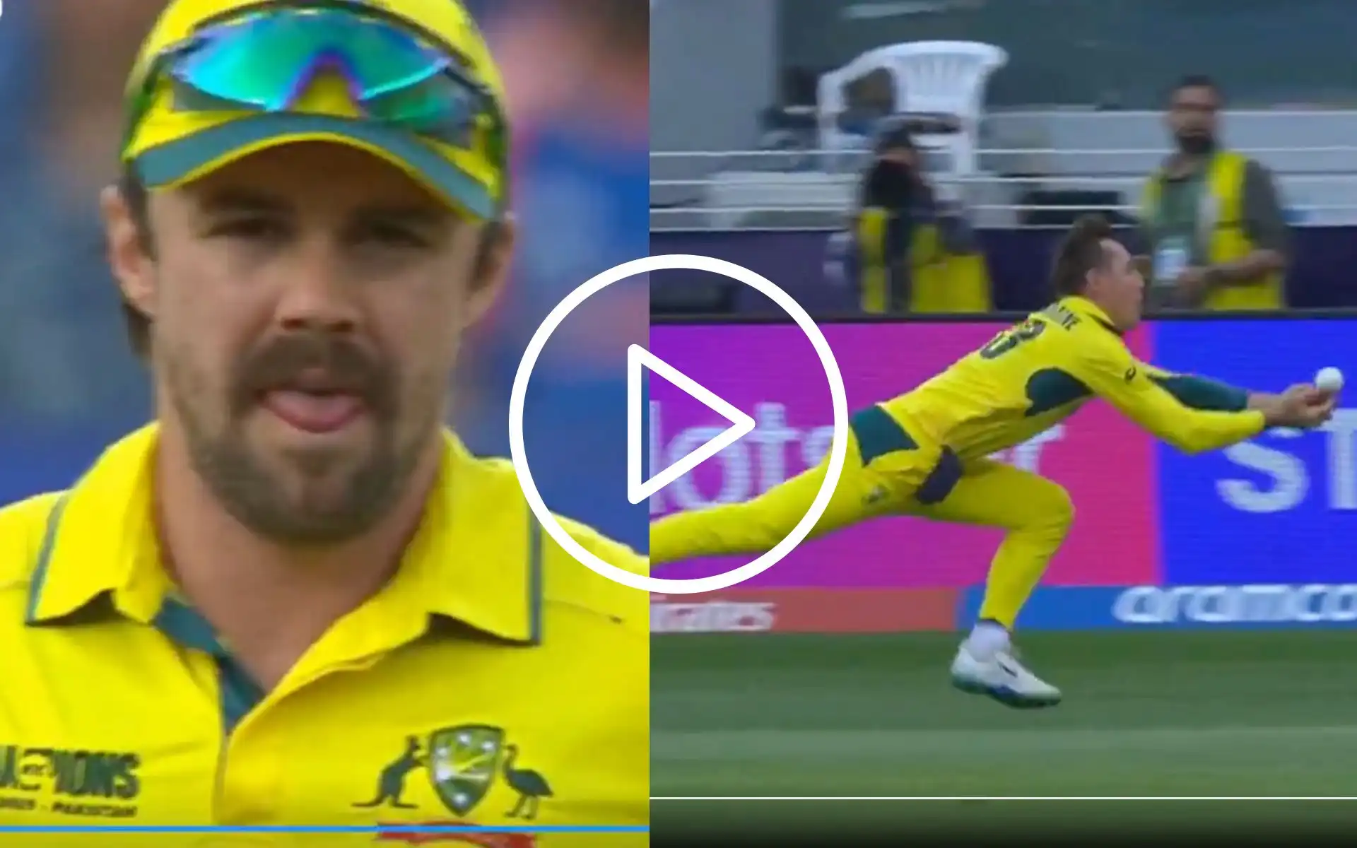 [Watch] Head Watches In Agony As Marnus Fails To Recreate His WC Final Catch Of Rohit