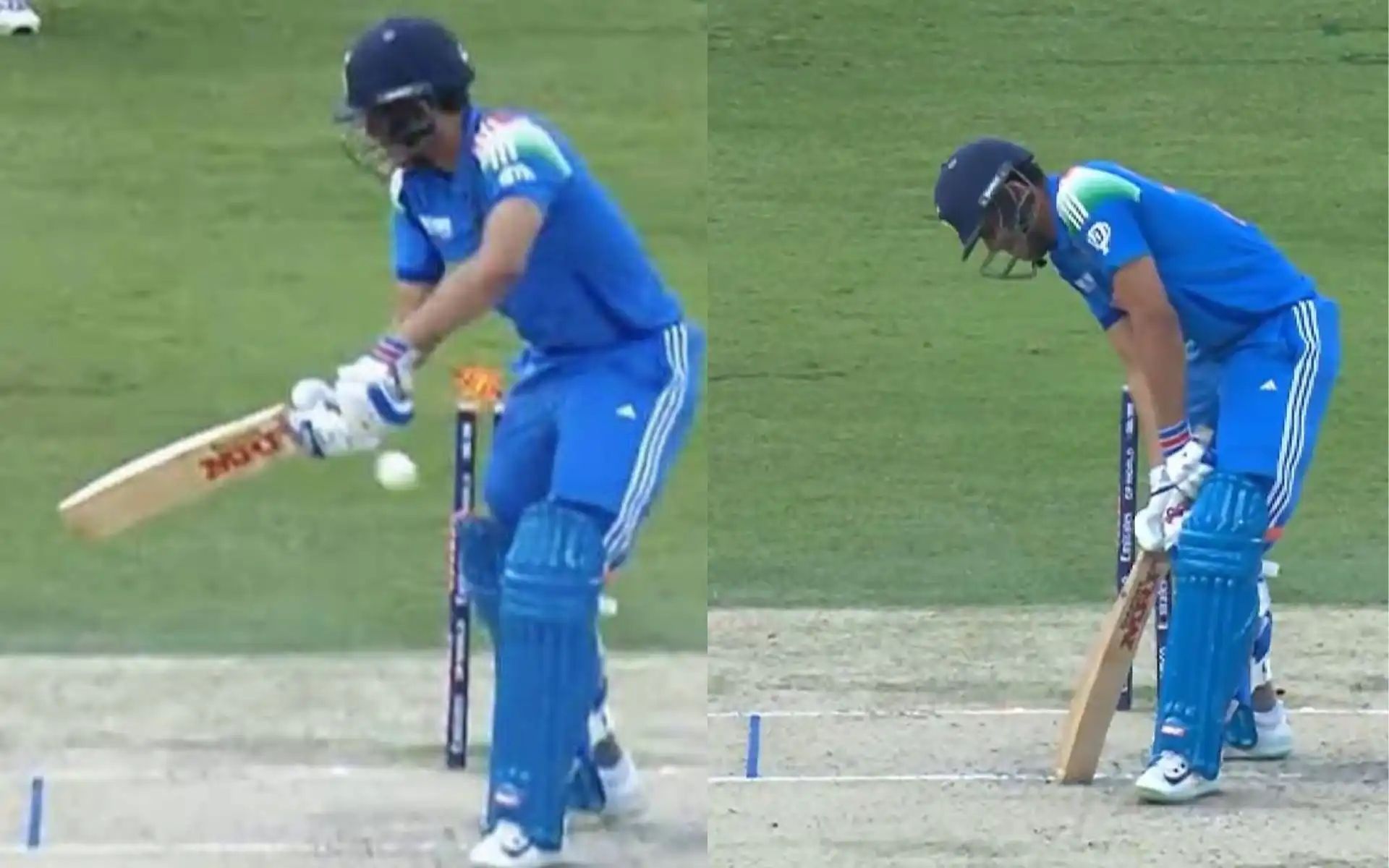 Shubman Gills's wicket vs AUS (Source:@LuckybhaiOFC/X.com)