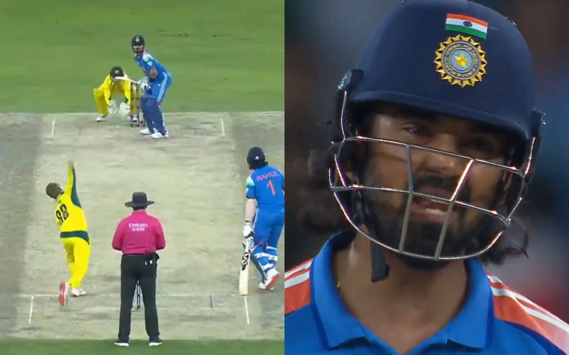 KL Rahul scolding Virat Kohli (Source: Screengrab from JioStar)