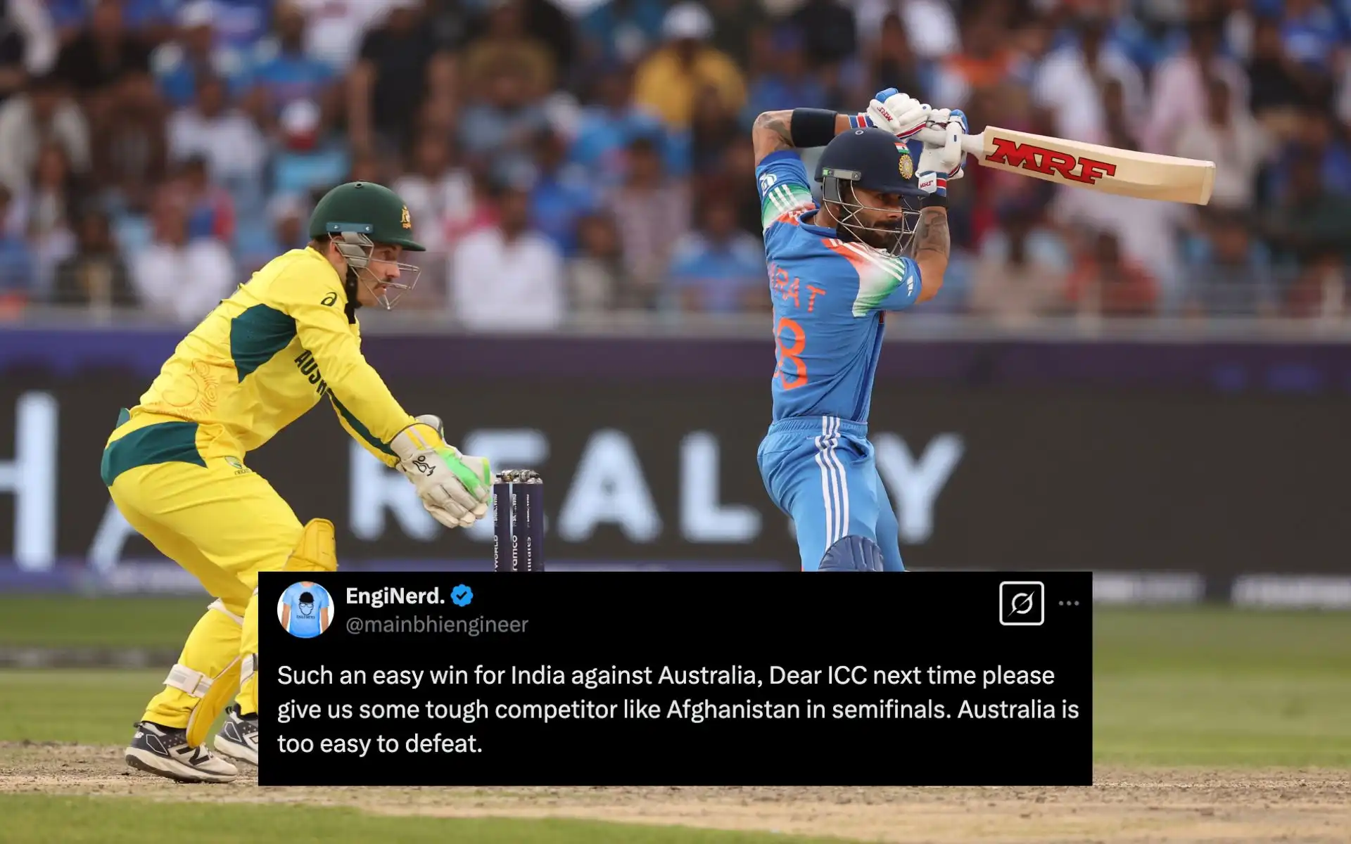 India beat Australia in semi-final of Champions Trophy [Source: @AIRNewsHindi, @mainbhiengineer/X.com]