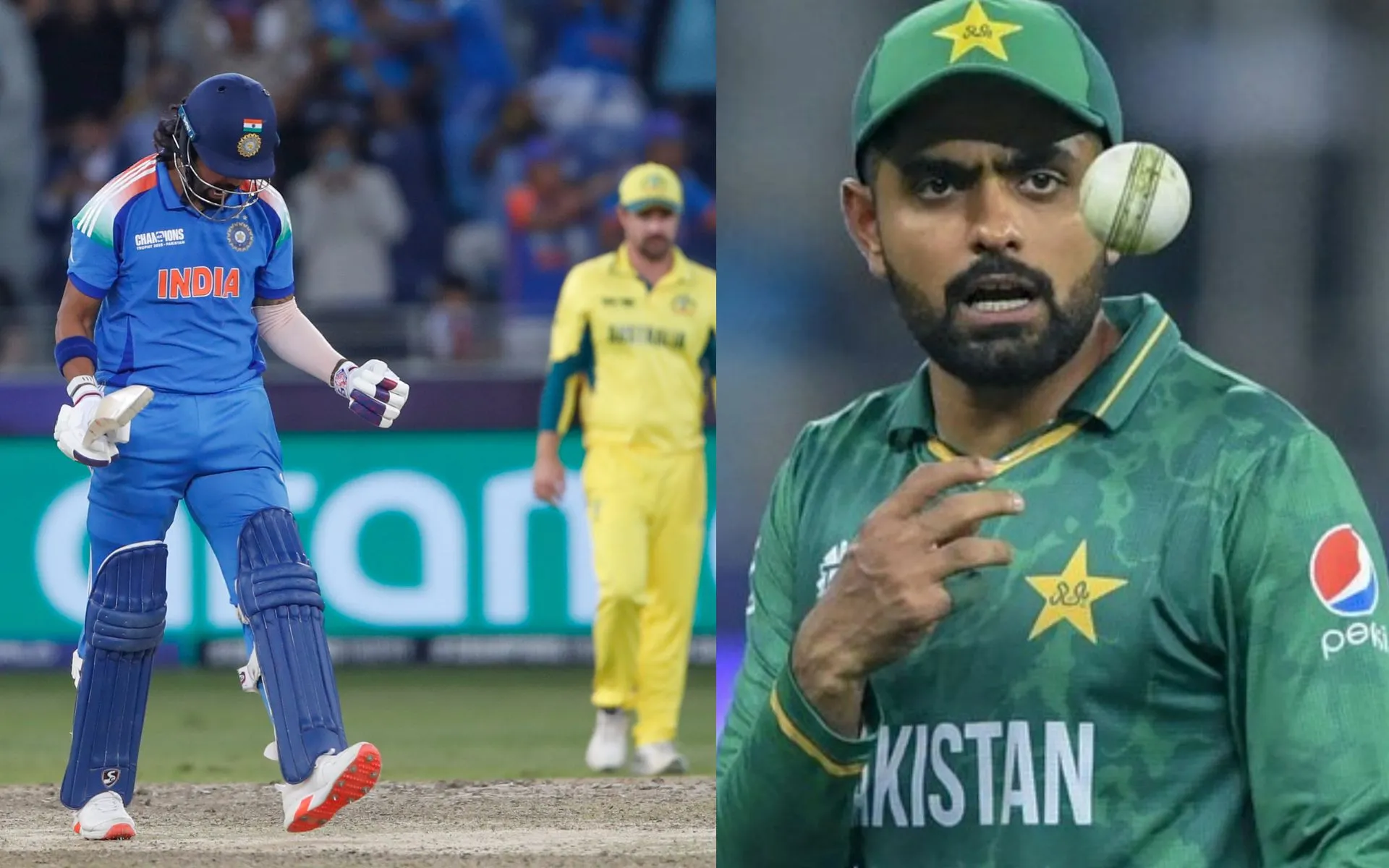 KL Rahul and Babar Azam [Source: @BCCI, @grassrootscric/x]