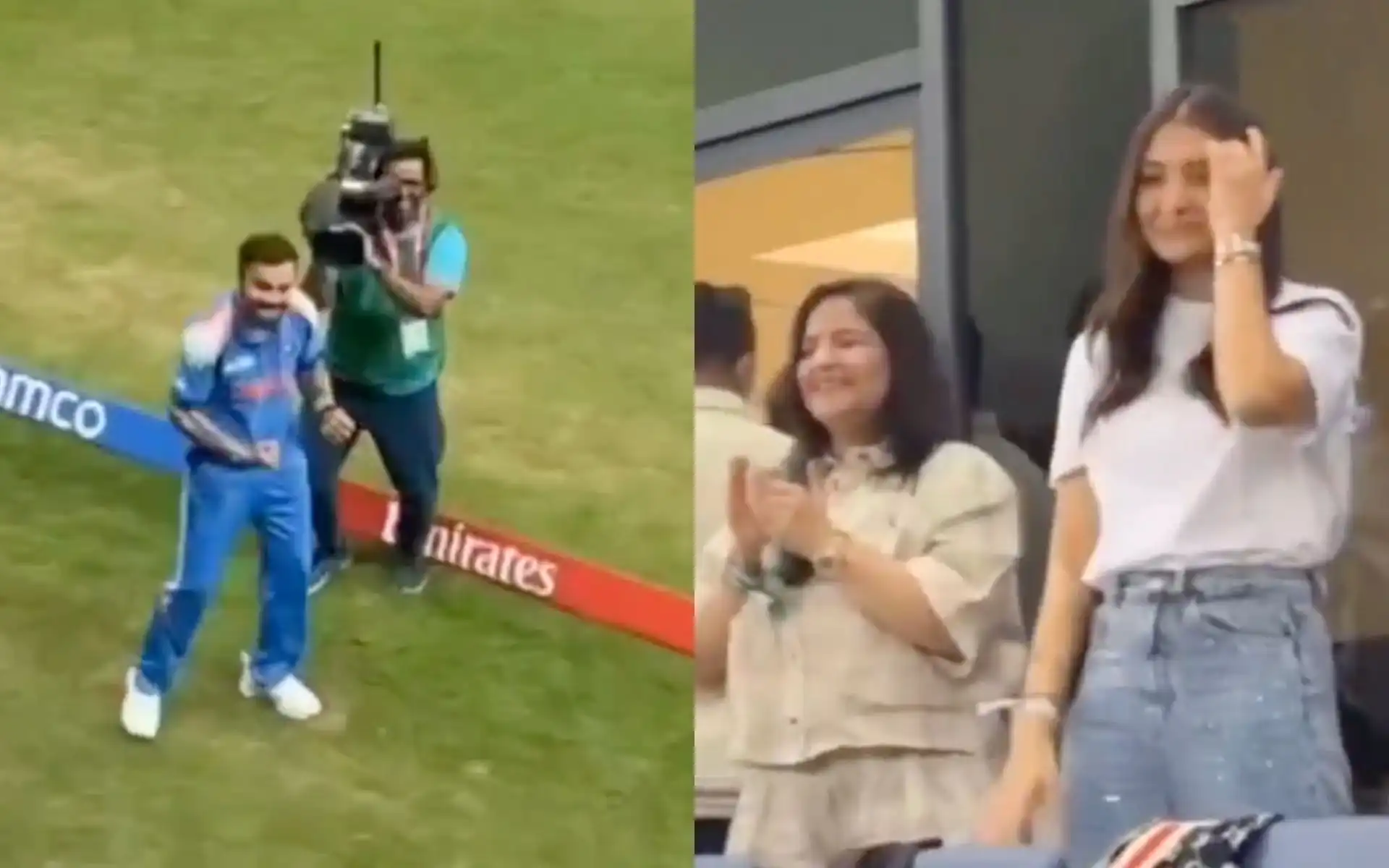 Virat Kohli and Anushka Sharma (Source:@Trend_VKohli/X.com)