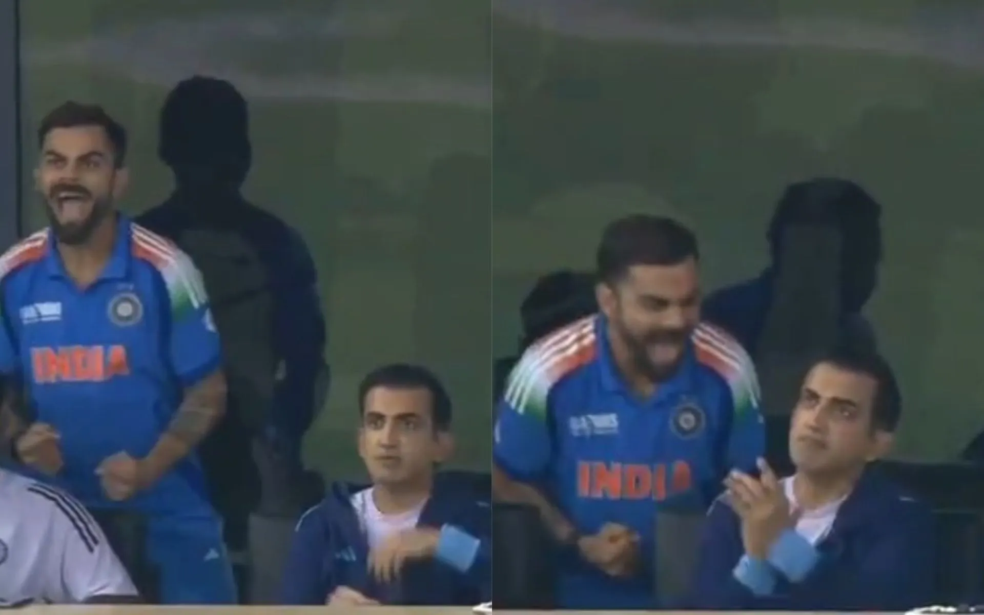 Virat Kohli and Gautam Gambhir [Source: @iitaukir/x]
