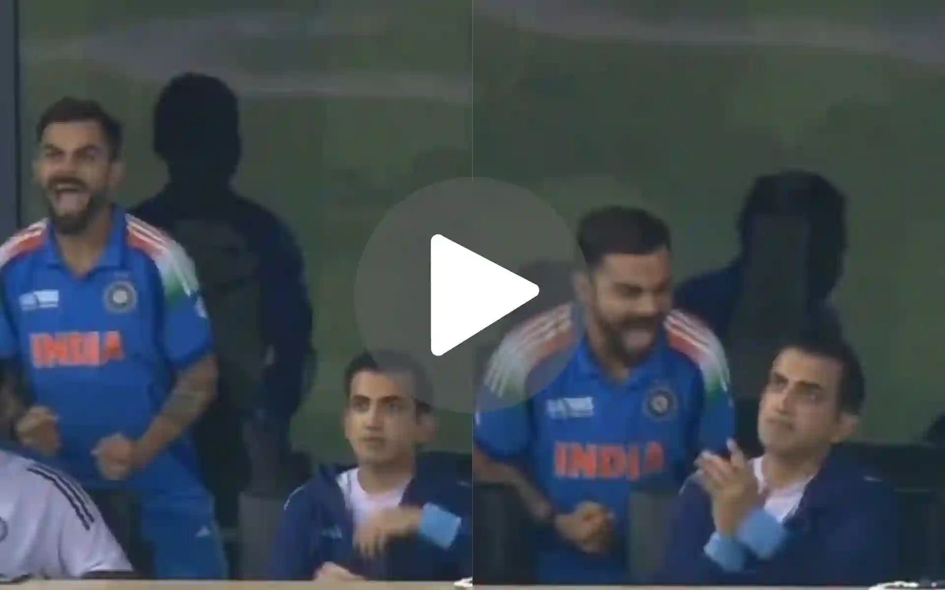 [Watch] Virat Kohli Roars In Gautam Gambhir's Ear To Celebrate Hardik Pandya's Sixes