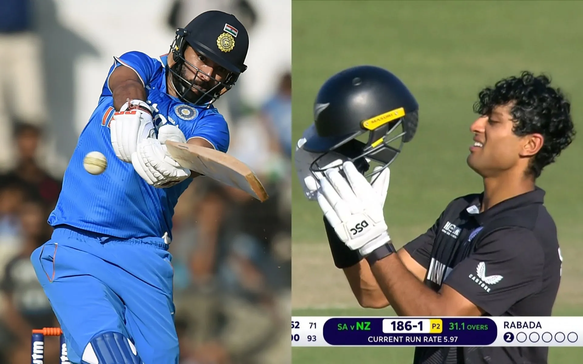 Yuvraj Singh's Wish For Rachin Ravindra (Source: @TukTuk_Academy/x.com, @ICC/x.com)