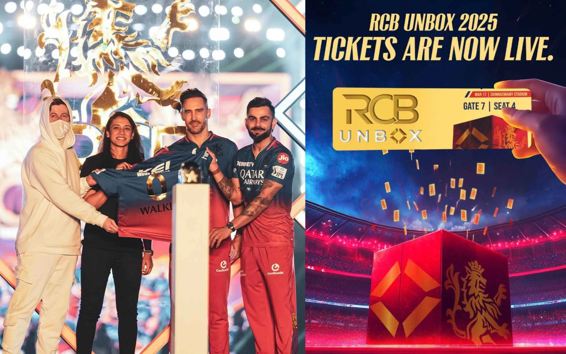 Royal Challengers Bengaluru Unbox Event (Source:@KohliSensation,x.com)