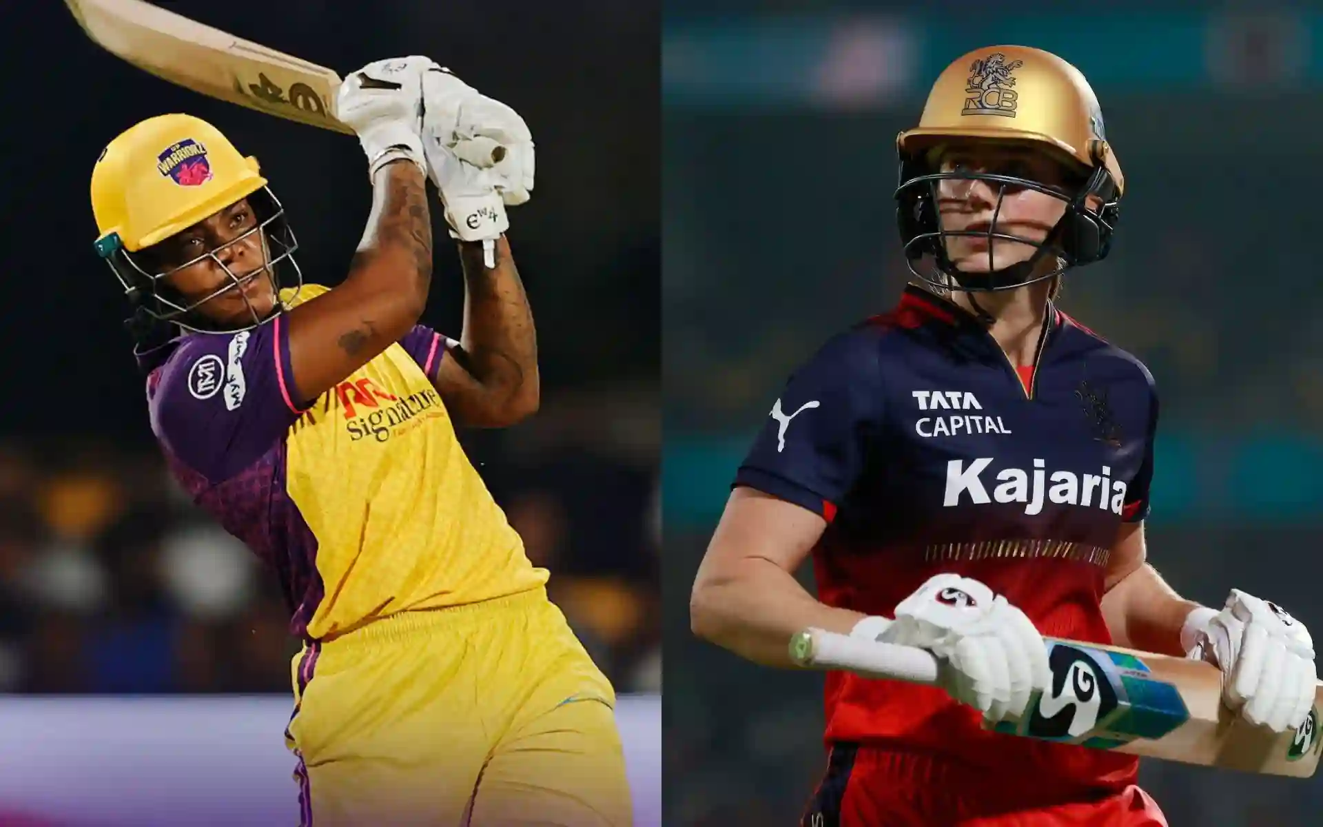 Chinelle Henry and Ellyse Perry [Source: @RCBianoffical/X.com]