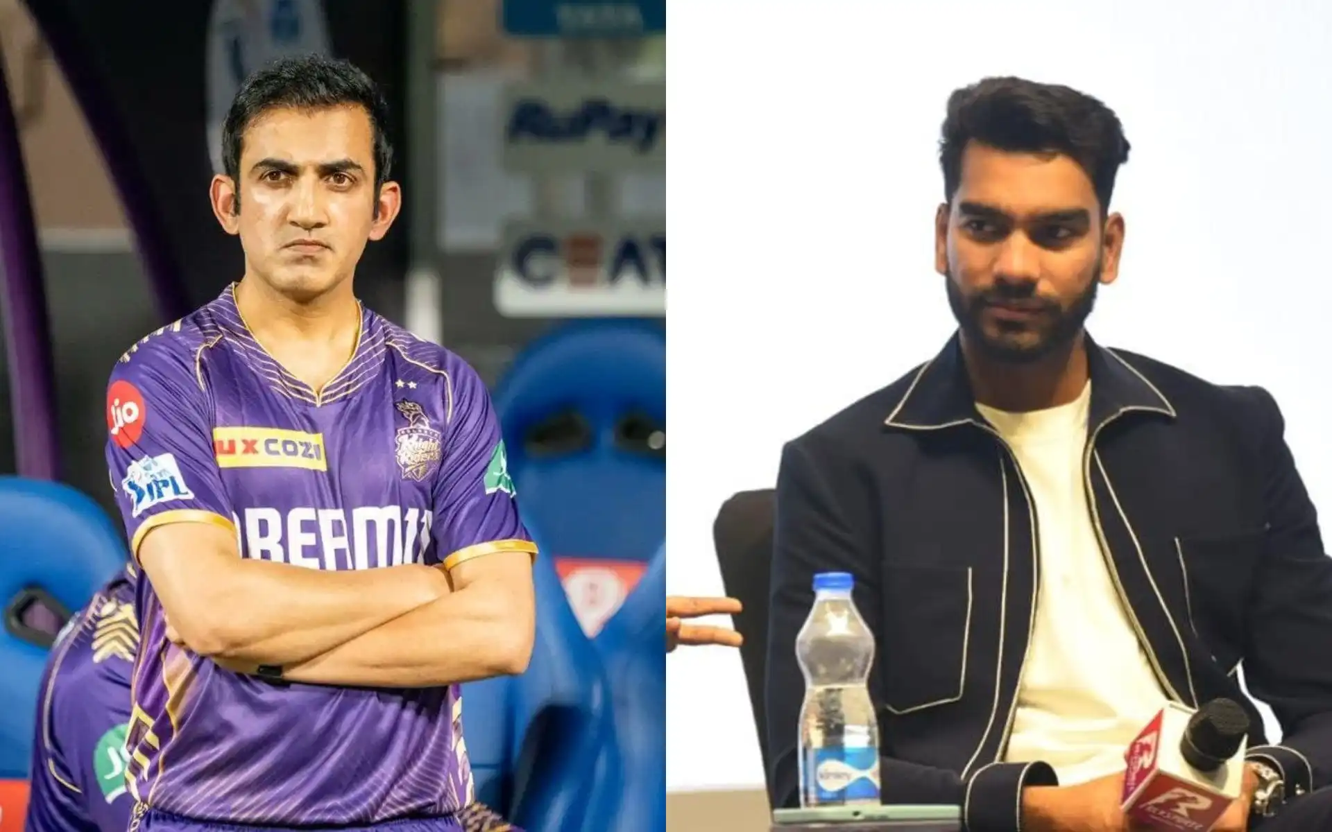 Venkatesh Iyer shed light on Gautam Gambhir's personality. [Source - KKR_Xtra/CricSubhayan/X.com]