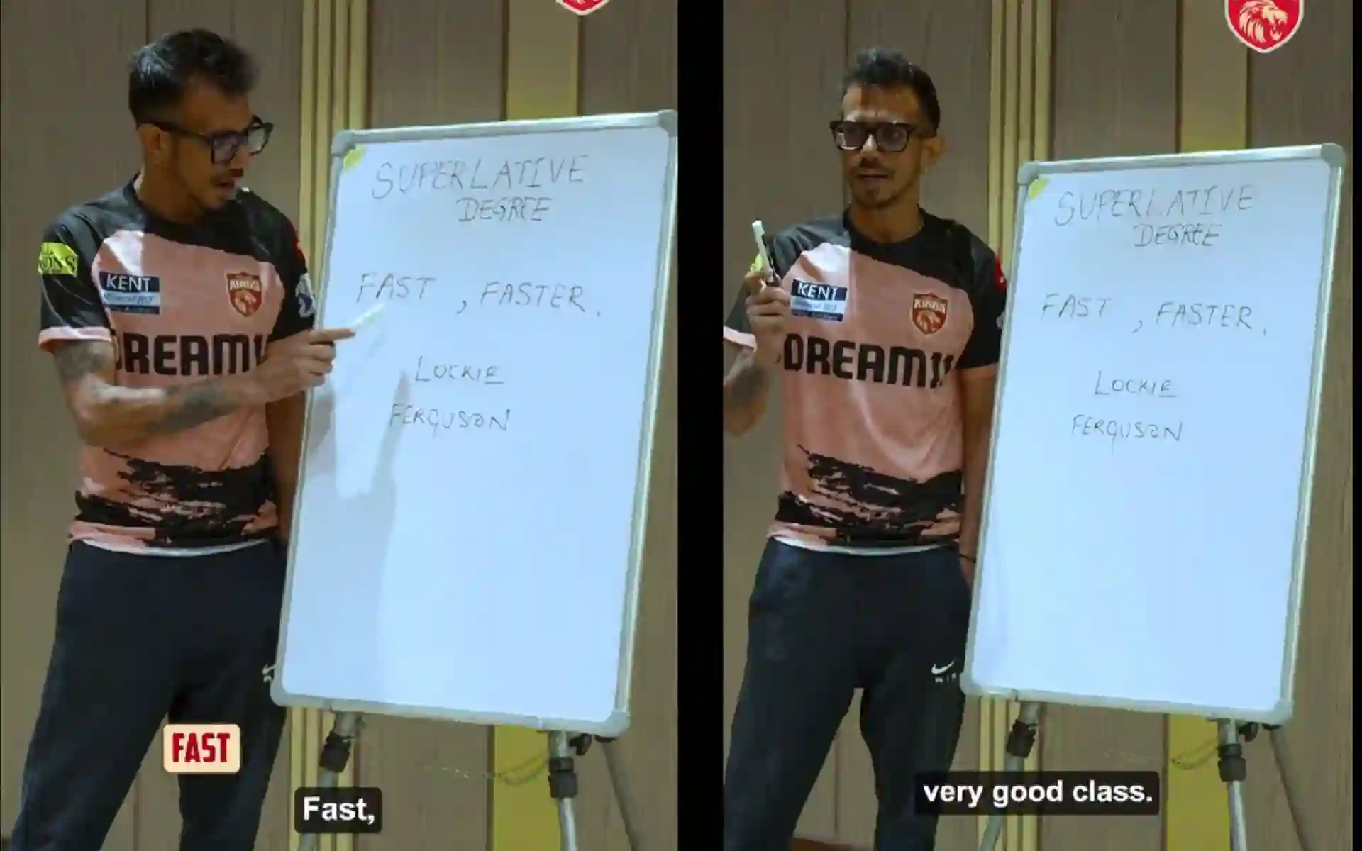 Chahal Turns Into Teacher (Source: @PunjabKingsIPL/x.com)