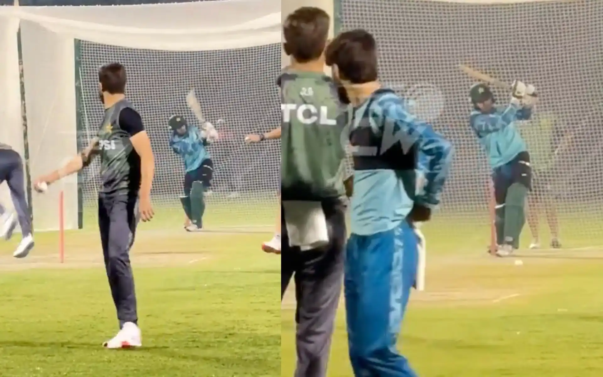 Shaheen, Babar hammered [Source: @CricWick/X.com]
