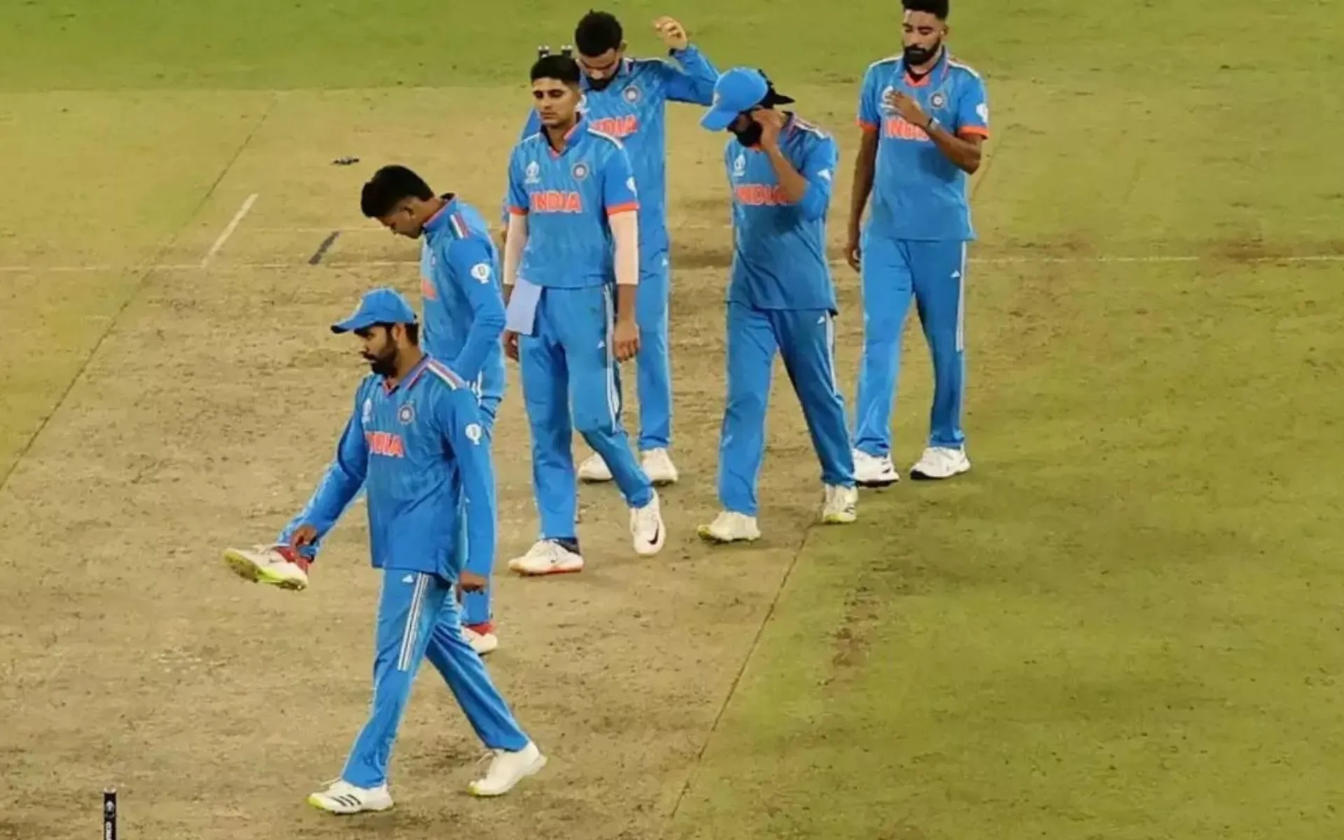 India after losing the 2023 ODI World Cup Final [Source: @iamAhmadhaseeb/x.com]