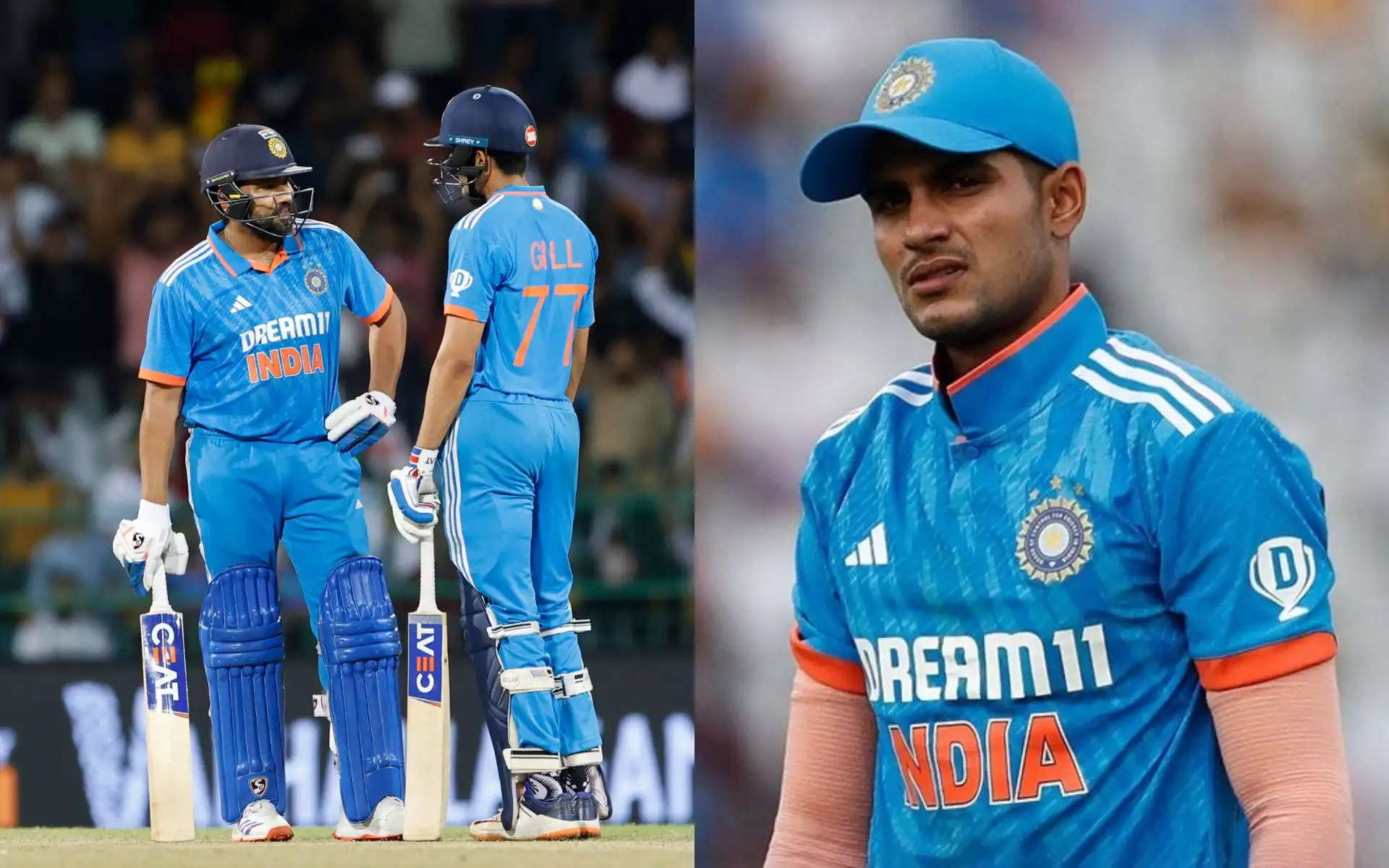 Rohit Sharma and Shubman Gill [Source: @mufaddal_vohra/x]