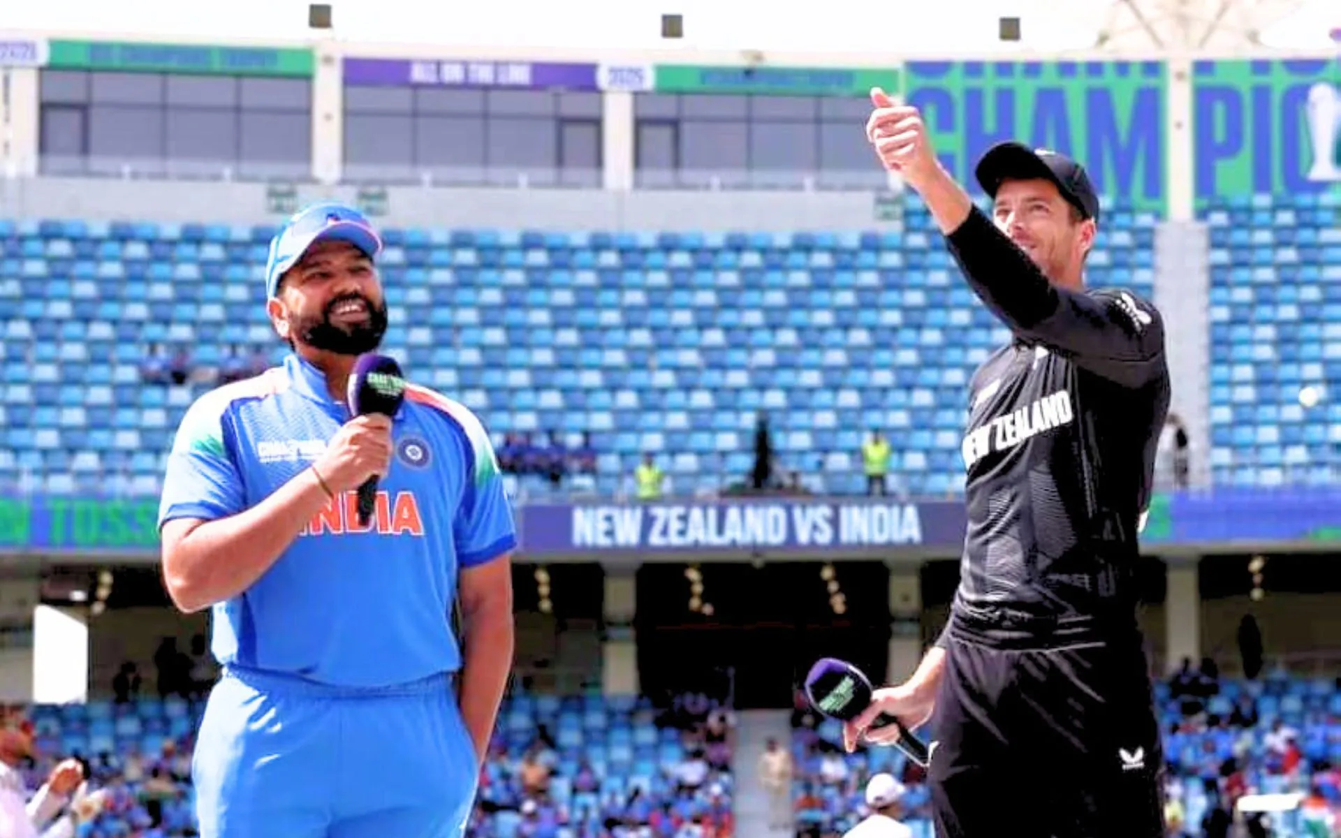 India will take on New Zealand in Champions Trophy 2025 Final. [Source - Cricbuzz/x.com]