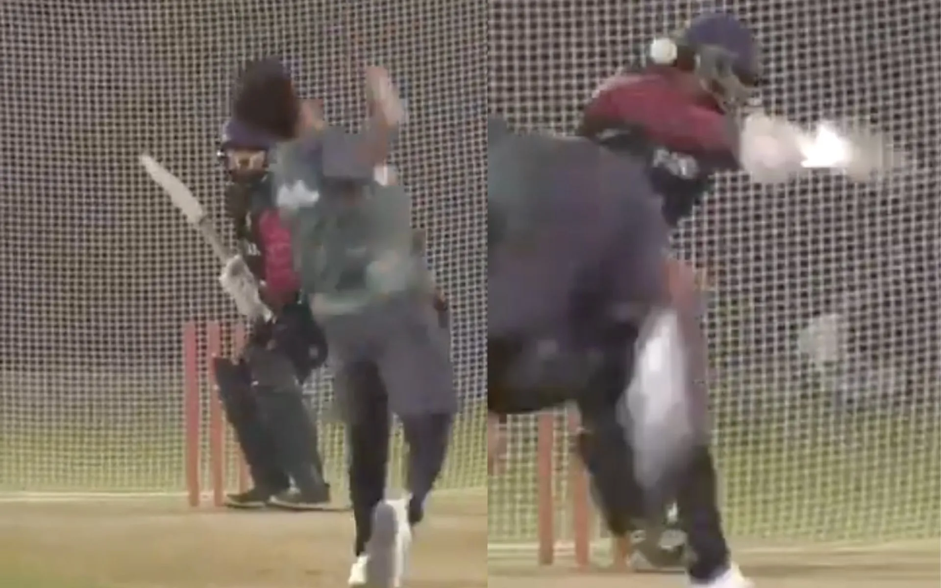 Pakistan batter hit on head [Source: @immwofficial/X.com]
