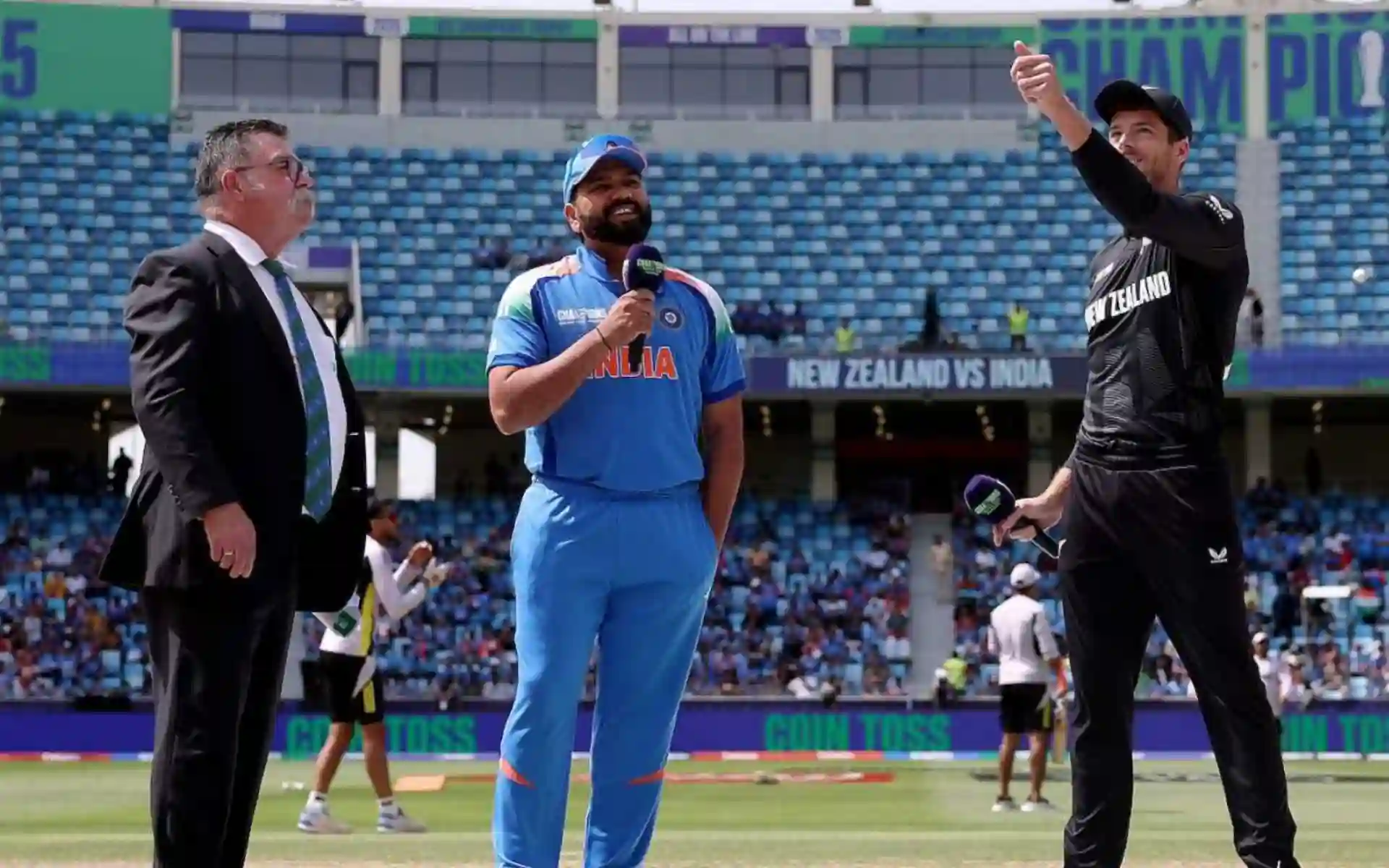 Rohit Loses Toss In Champions Trophy Final; No Matt Henry In XI As New Zealand Opt To Bat