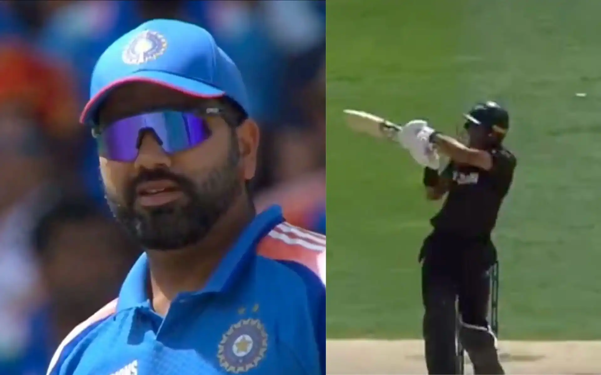 Rohit Sharma abuses on-field [Source: @kuchnahi1269083/X.com]