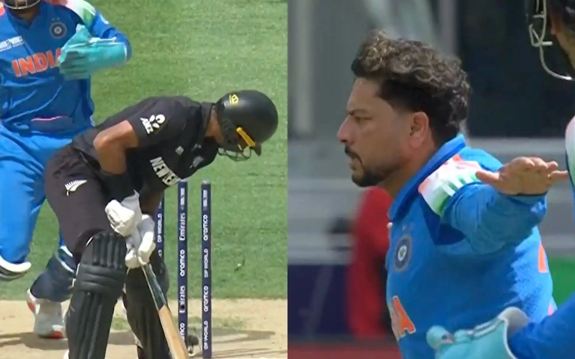 Rachin Ravindra was dismissed by Kuldeep Yadav [Source: @StarSportsIndia/x.com]