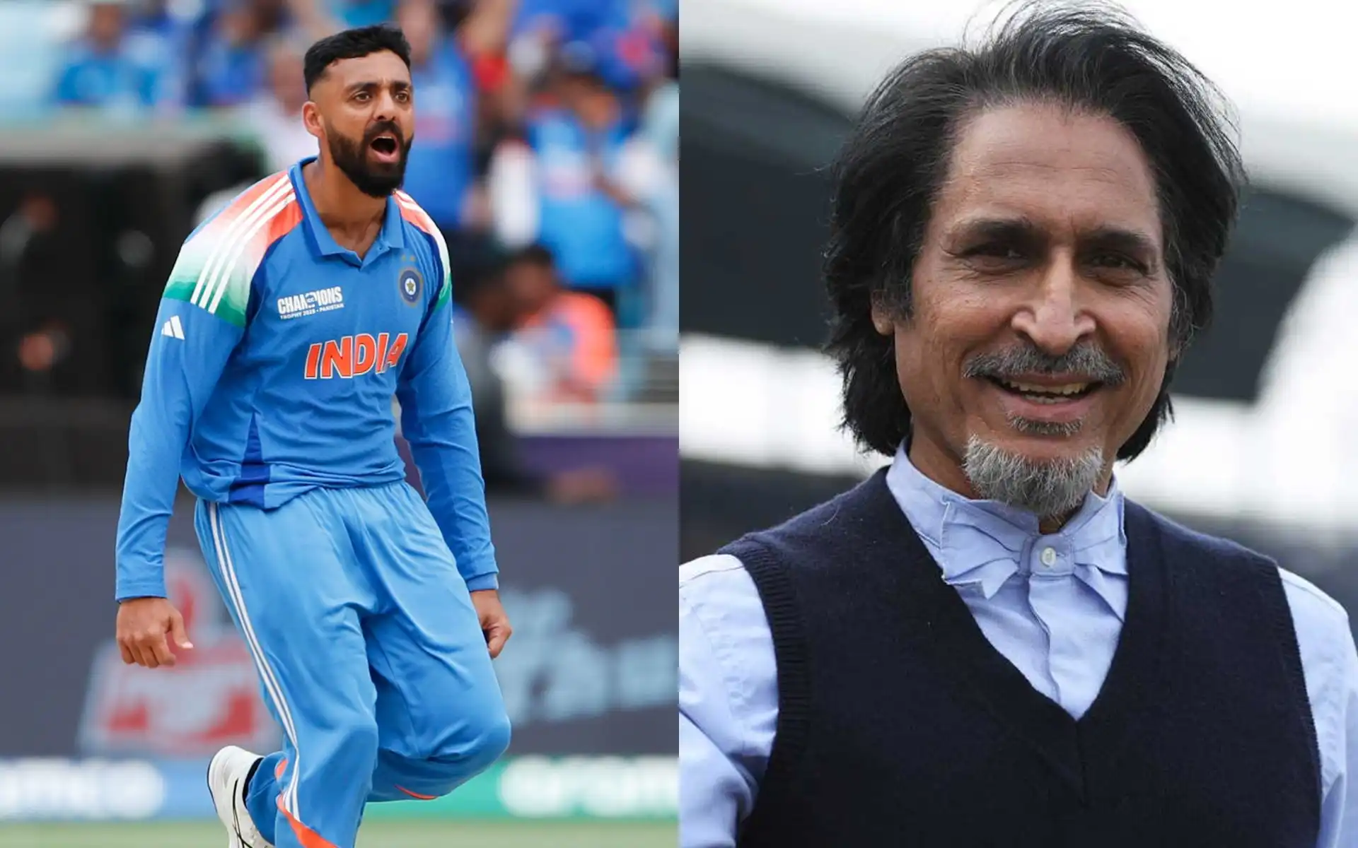 Varun CV and Ramiz Raja [Source: @BCCI/X.com]