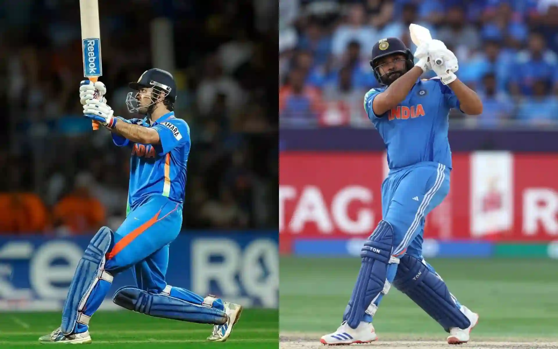 MS Dhoni and Rohit Sharma [Source: @IPL2025Auction, @ashMSDIAN7/x.com]