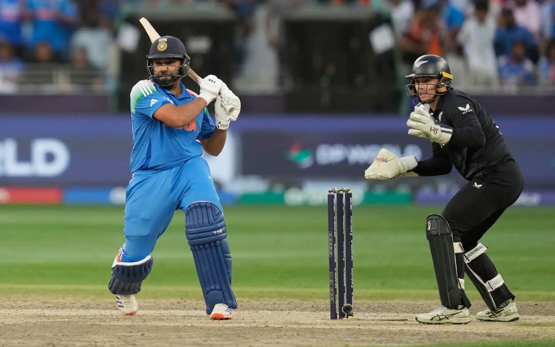 Highest scores by an Indian captain in finals of ICC ODI events [Source: AP Photos]