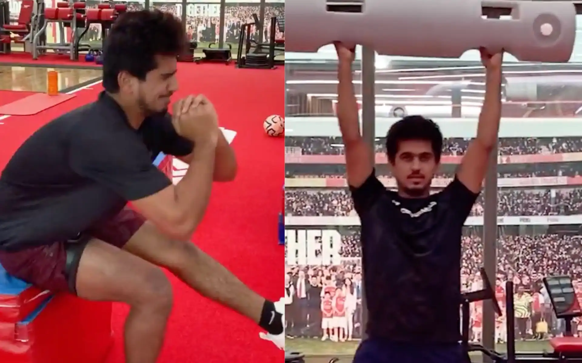 Saim Ayub doing fitness drills (Source:@TheRealPCB/X.com)