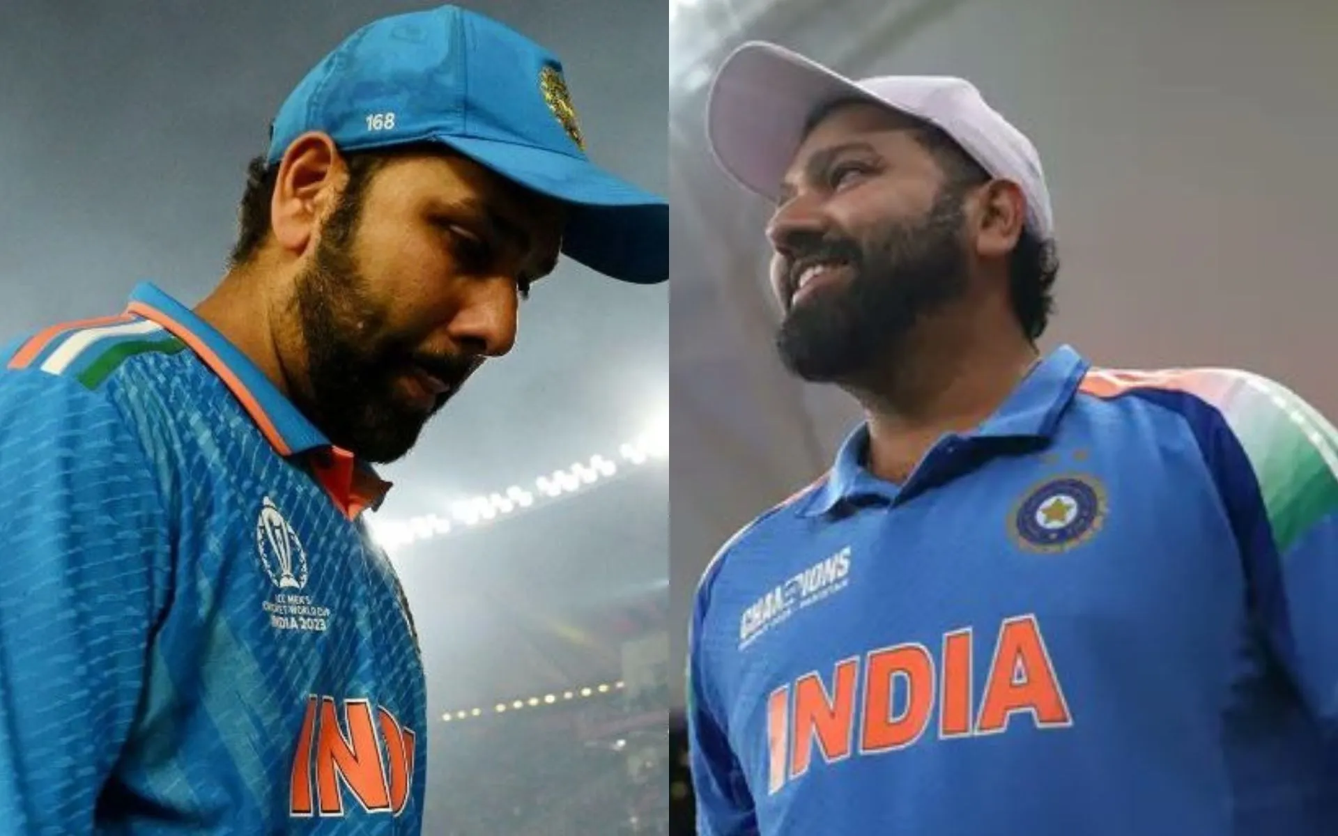 Rohit Sharma has won back to back ICC titles [Source: @Myths2023, @CricCrazyJohns/x.com]