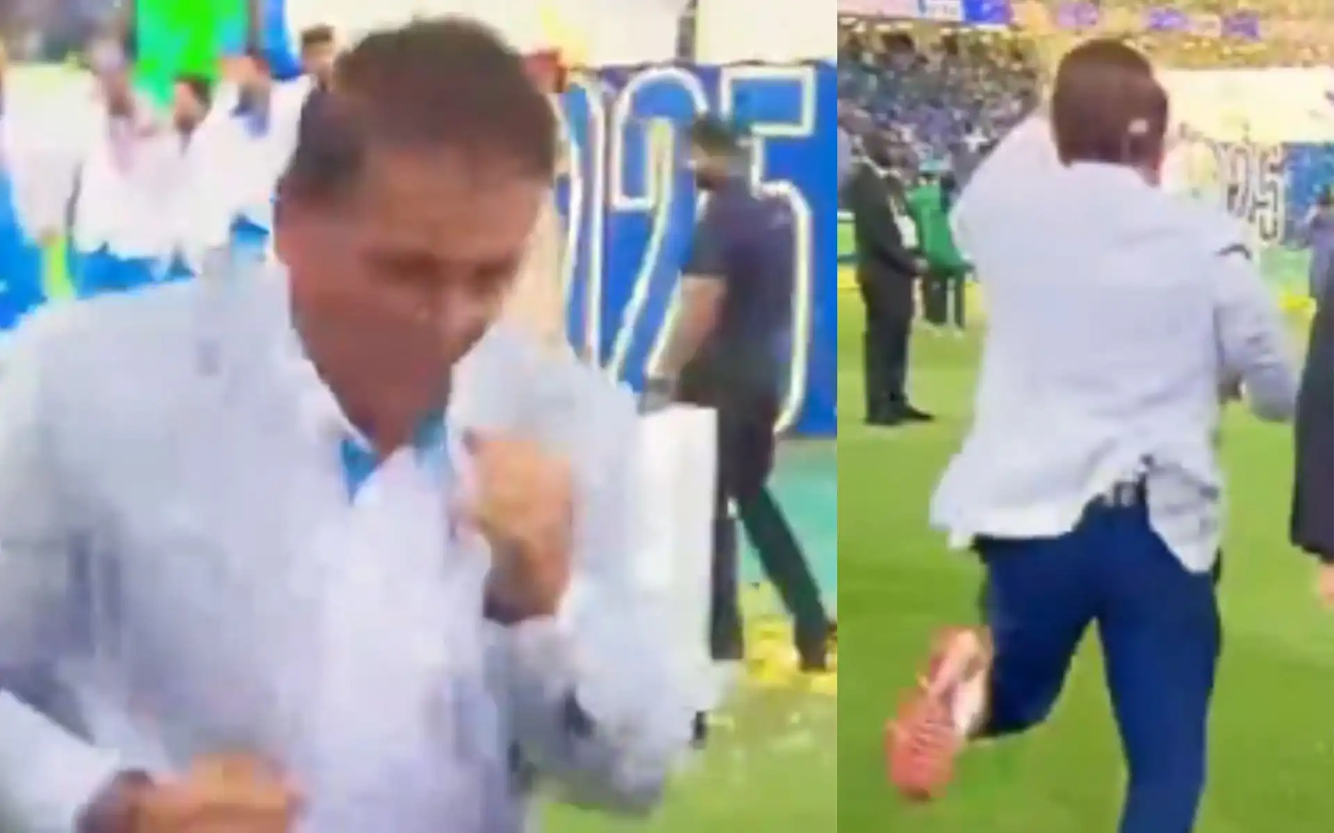 Sunil Gavaskar dances after India's win [Source: @1spacerecorder/X.com]