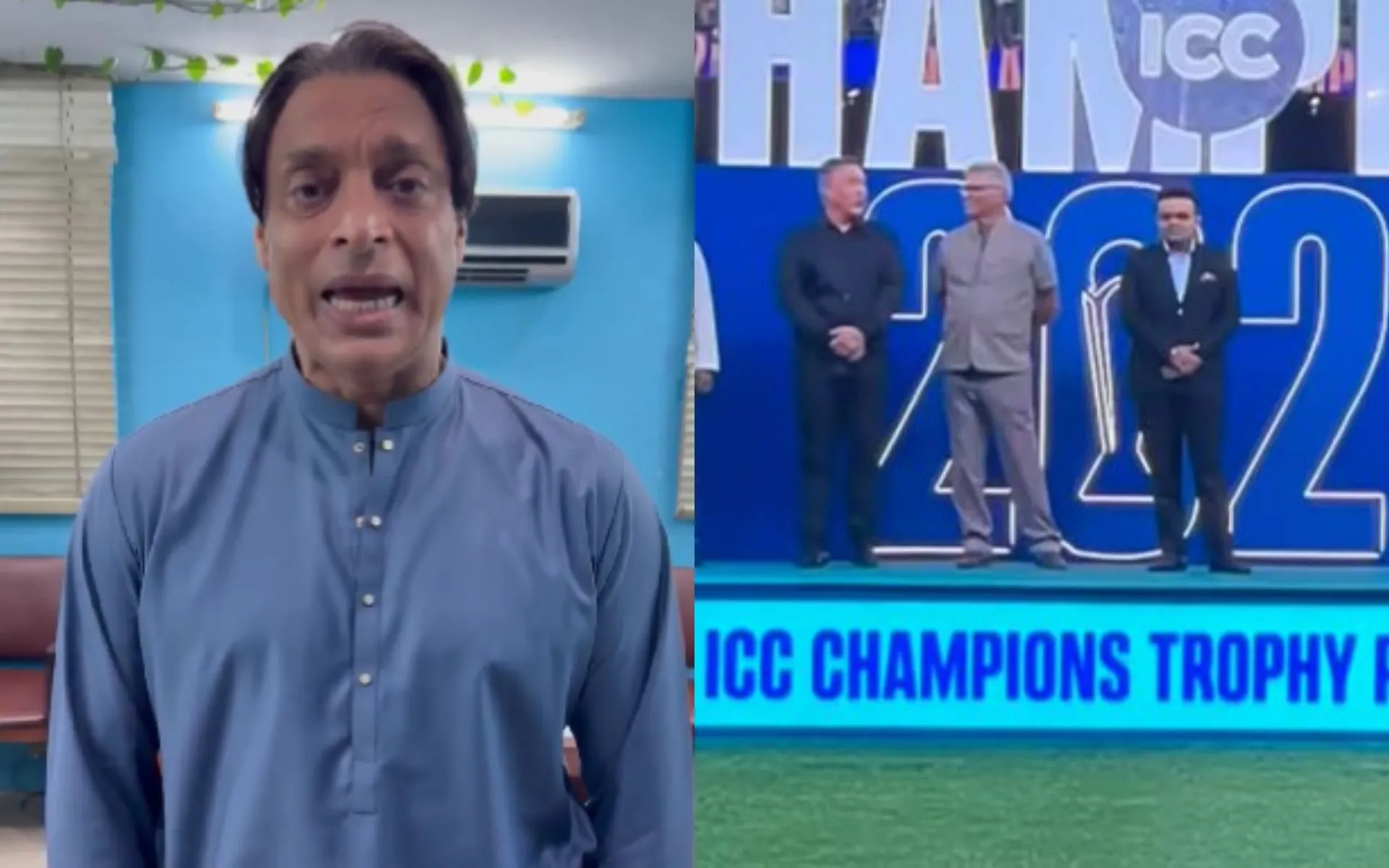 Shoaib Akhtar lashed out at PCB’s no-show in Dubai [Source: @shoaib100mph, @RtPt247/x.com]