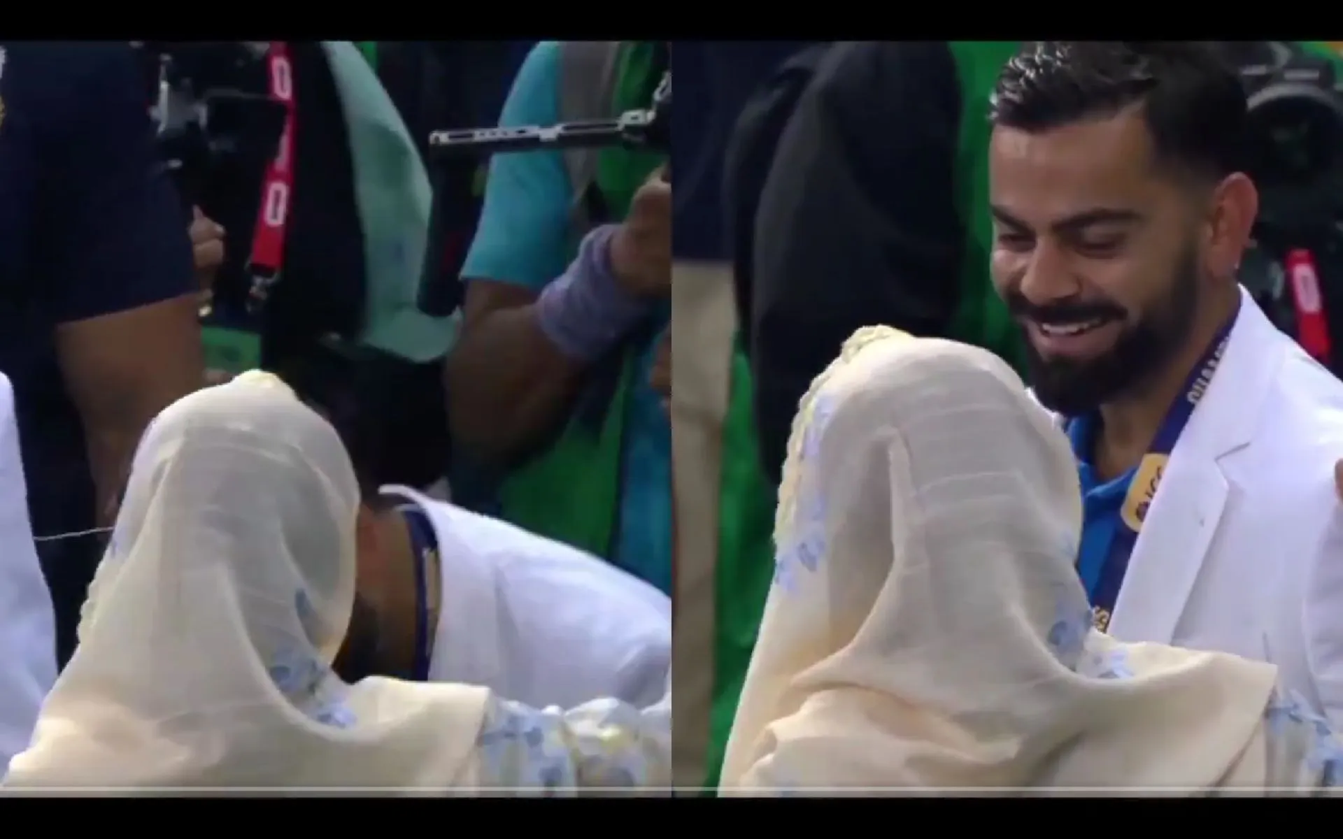 Kohli's Heart-Winning Gesture (Source: @whyrattkuhli/x.com)