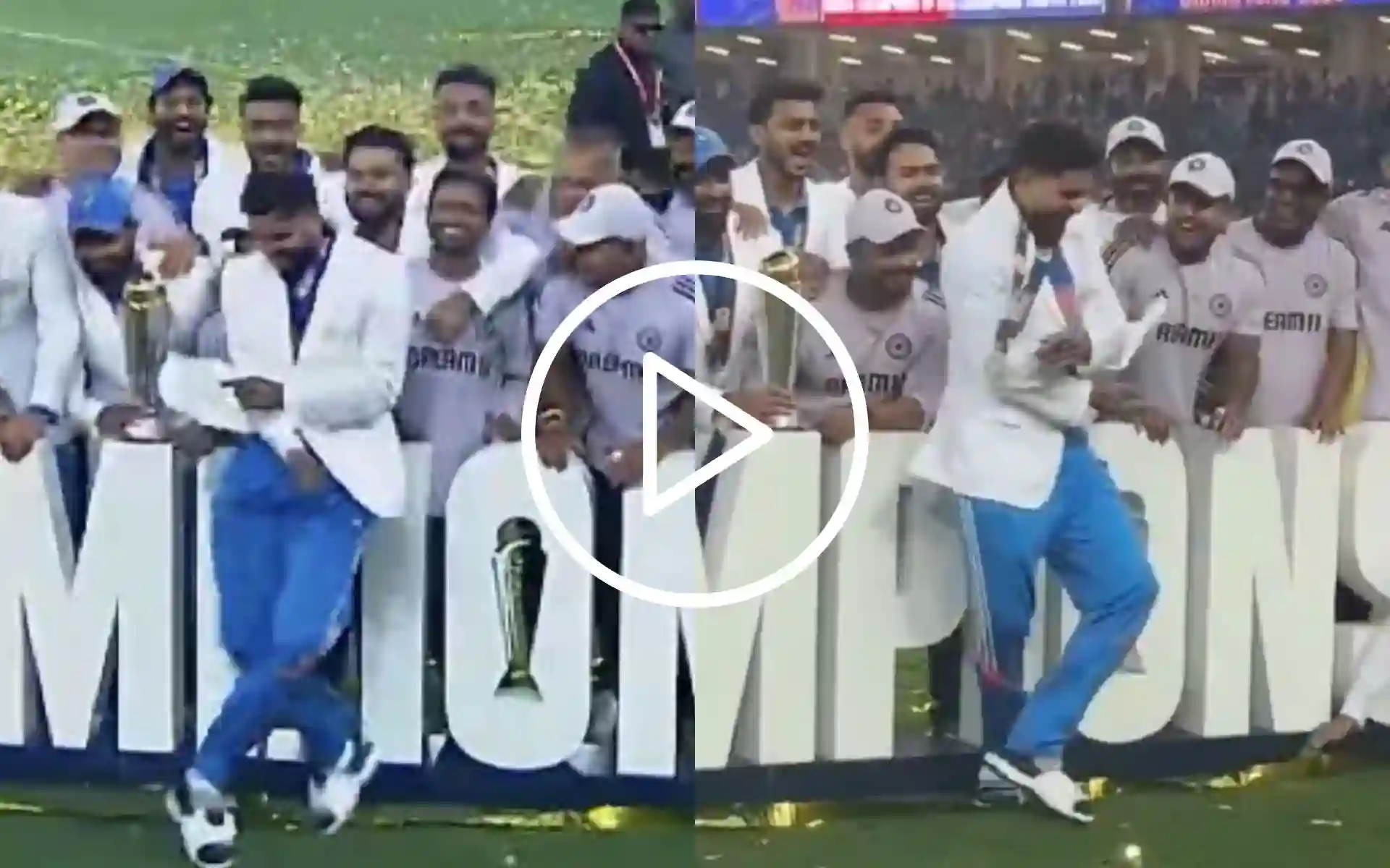 [Watch] 'Dancer' Shreyas Iyer Upgrades Virat Kohli's Iconic Celebration In Champions Trophy
