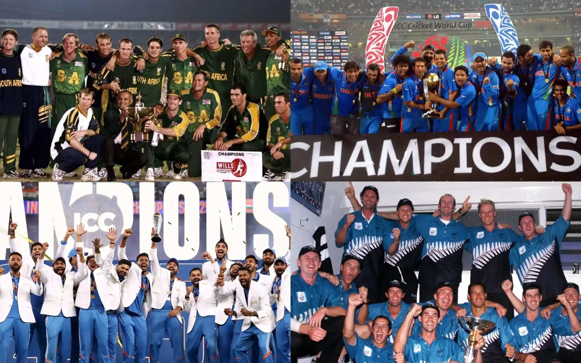 New Zealand, India & South Africa (Source: @ICC/X.com)