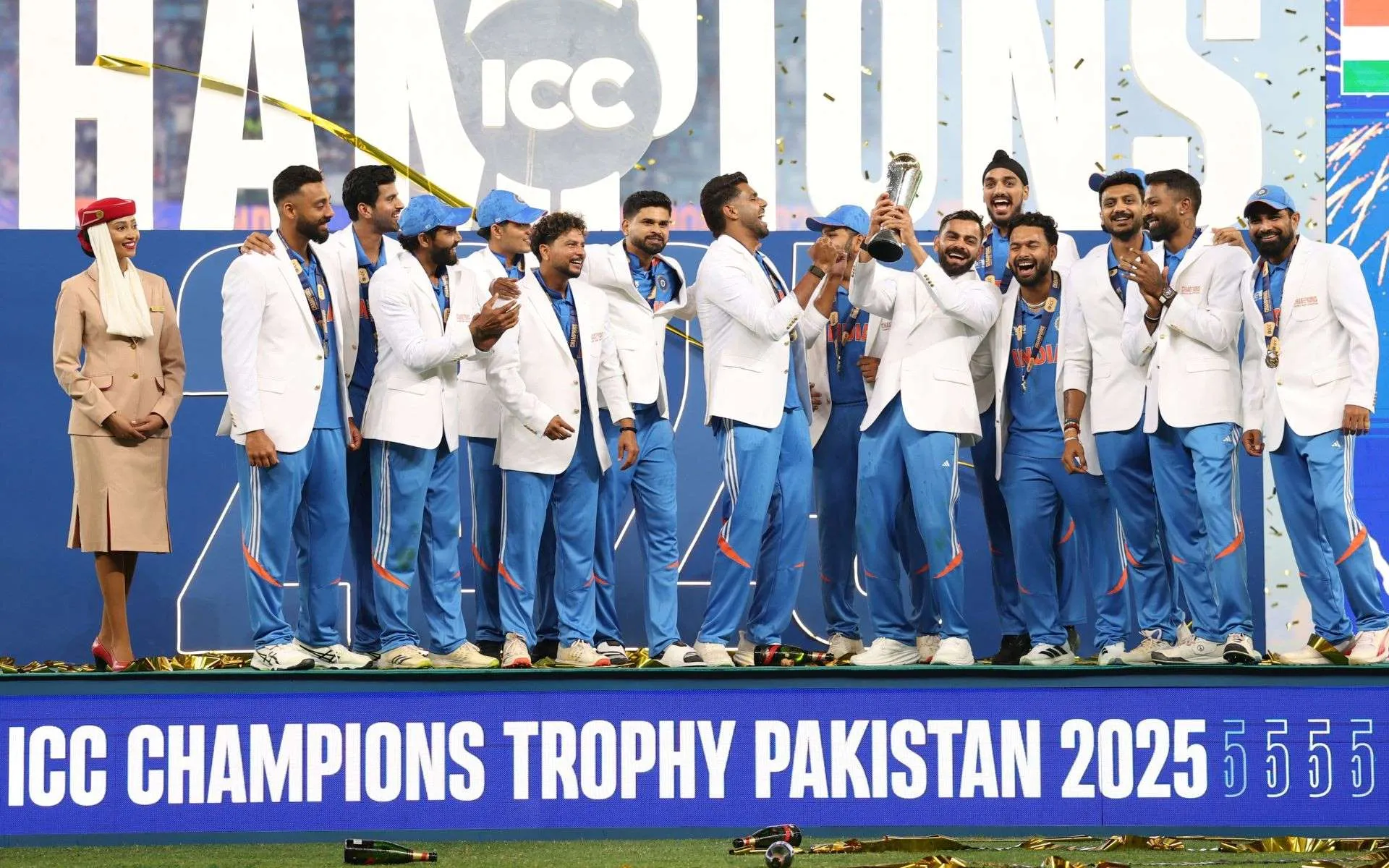 ICC trophies won by India [Source: @BCCI/x.com]