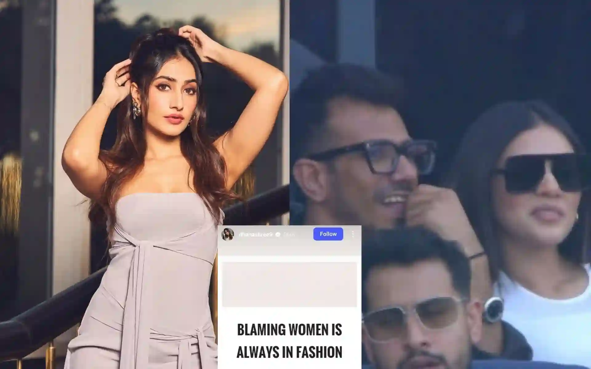 Dhanshree Verma shares cryptic post for Yuzvendra Chahal [Source: @dhanashree9, onecricket.official/Instagram]