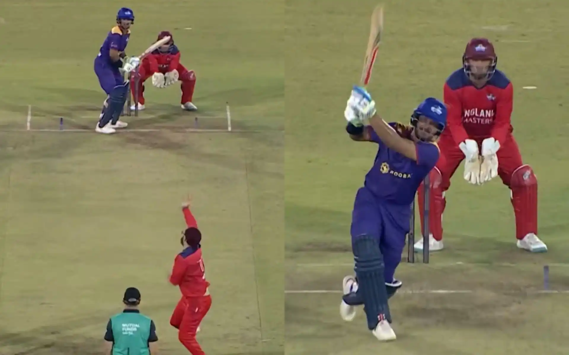Kumar Sangakkara in Action (Source: @imlt20official/X.com)