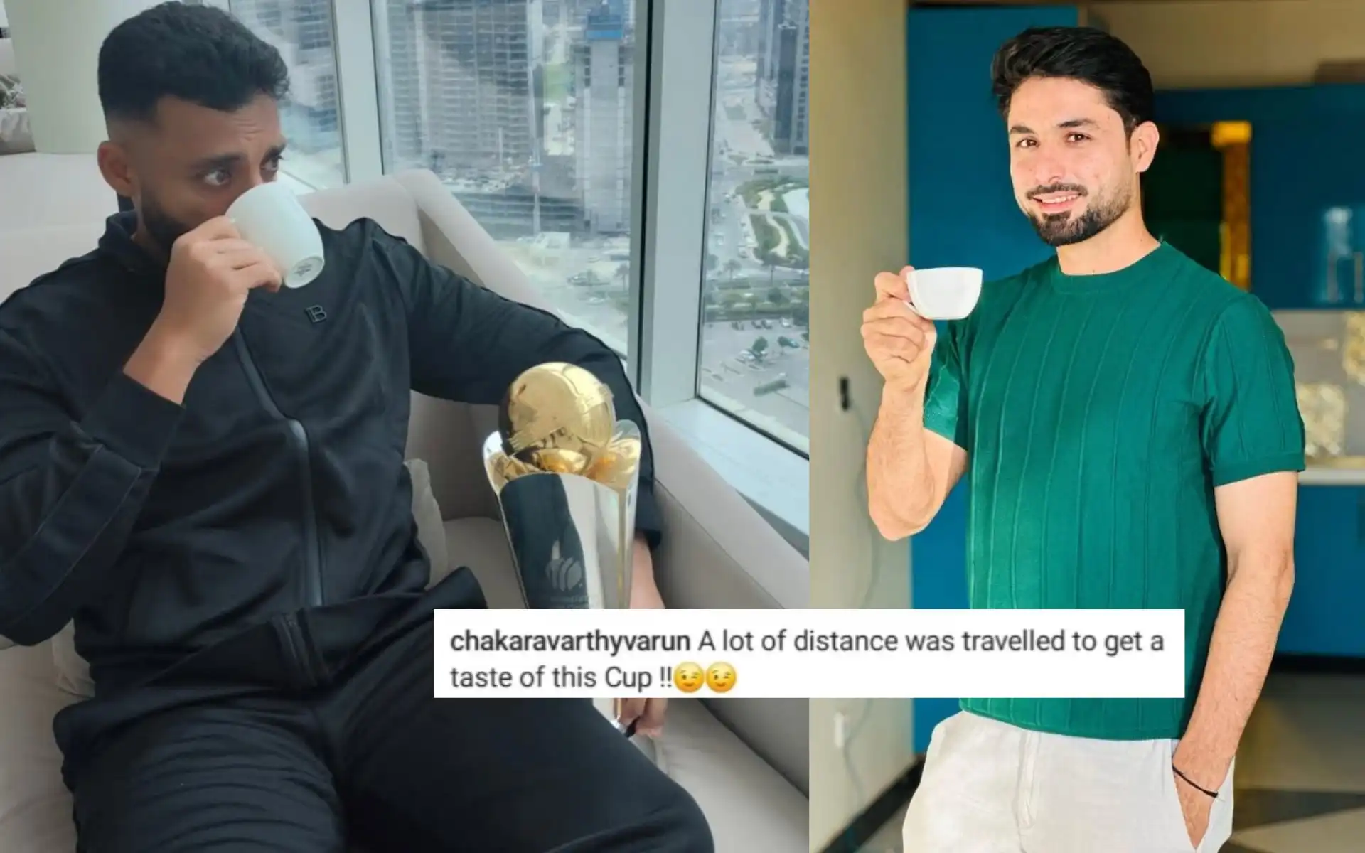 Varun Chakravarthy trolled Abrar Ahmed [Source: @mufaddal_vohra/x.com]