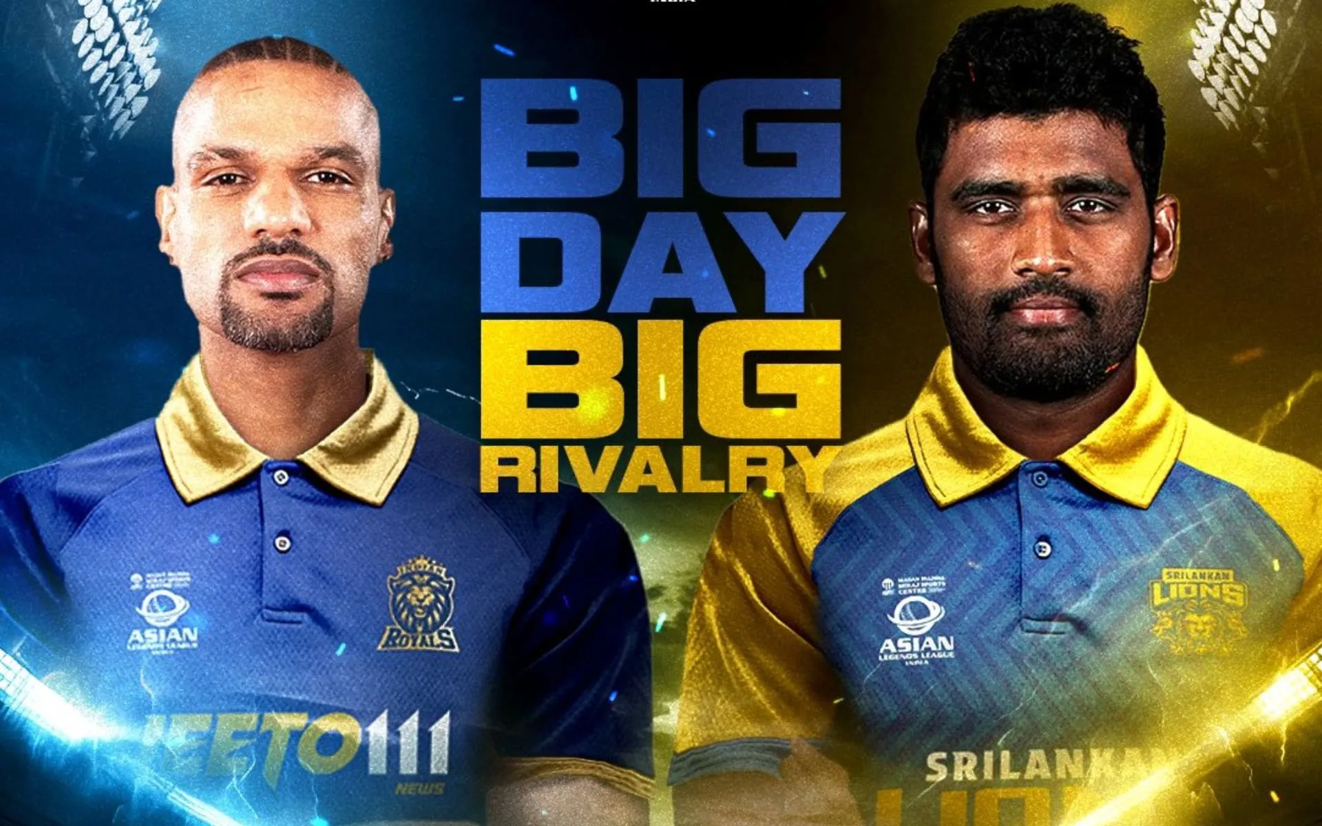 Indian Royals vs Srilankan Lions (Source:@AsianLegendsT20,x.com)