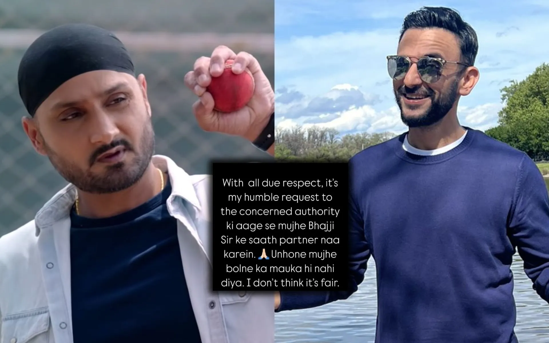 Harbhajan Singh and Jatin Sapru [Source: @jatinsapru/X.com]