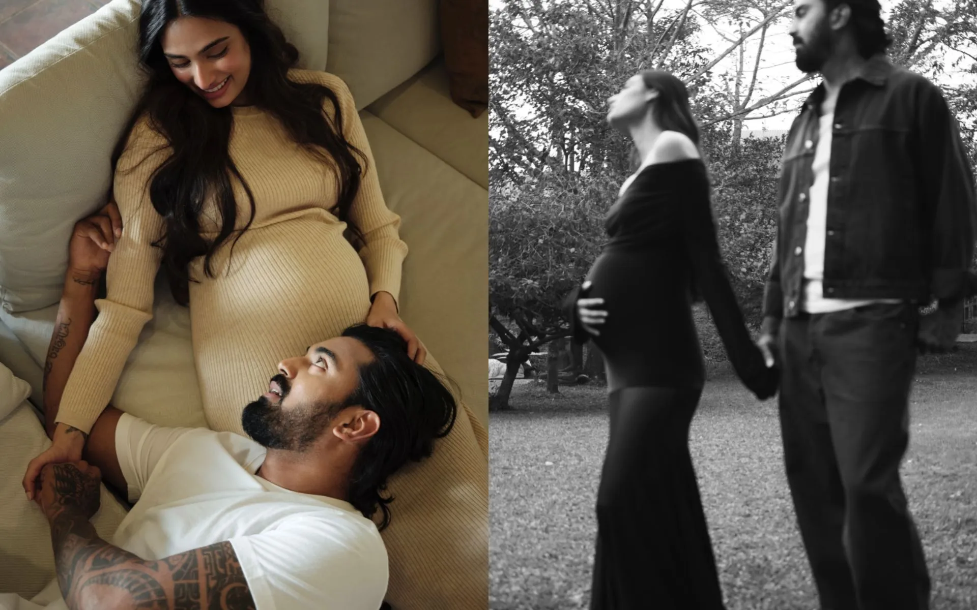 KL Rahul with pregnant wife Athiya Shetty [Source: @athiyashetty/Instagram]