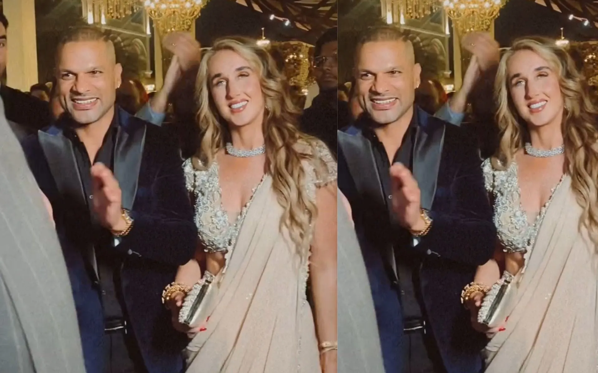 Shikhar Dhawan Spotted With Mystery Girl [Source: @babloobhaiya3/X.com]