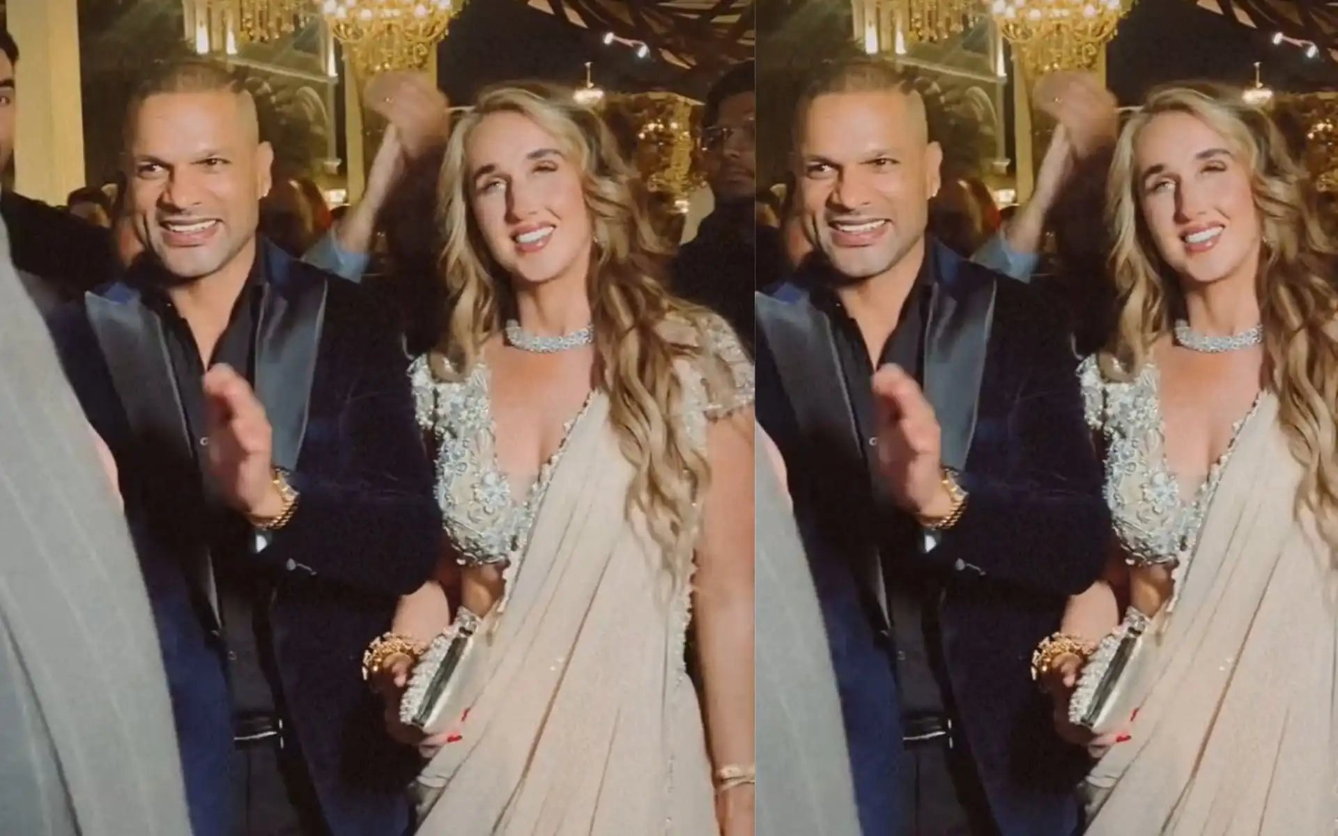 Shikhar Dhawan Spotted With Mystery Girl [Source: @babloobhaiya3/X.com]