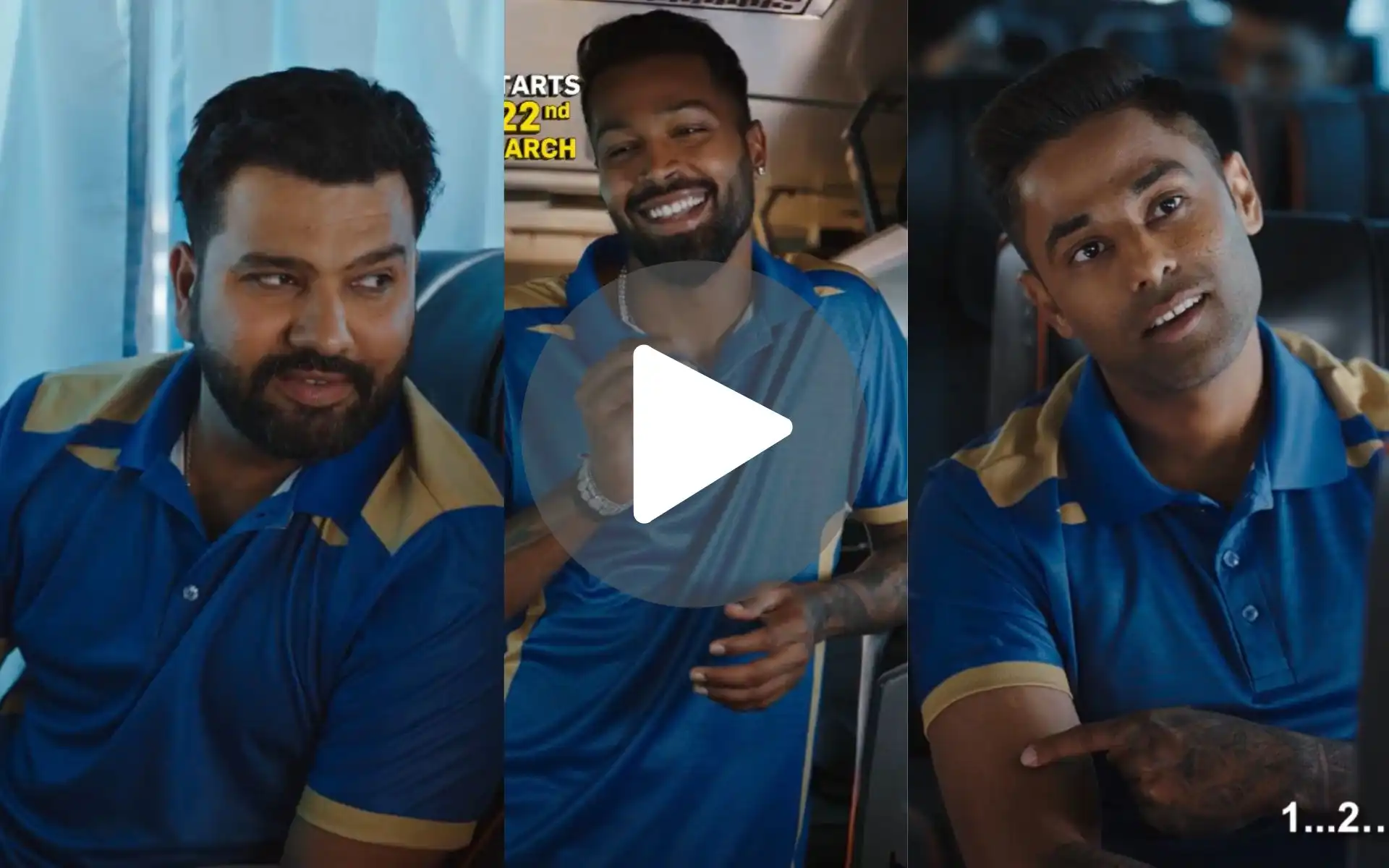 Rohit Sharma, Hardik And Suryakumar Flex Title Collection Ahead Of IPL 2025 – Watch